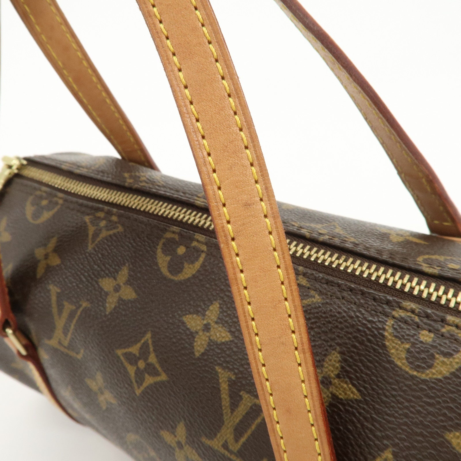 Louis Vuitton Monogram Papillon 26 Hand Bag Brown M51386
