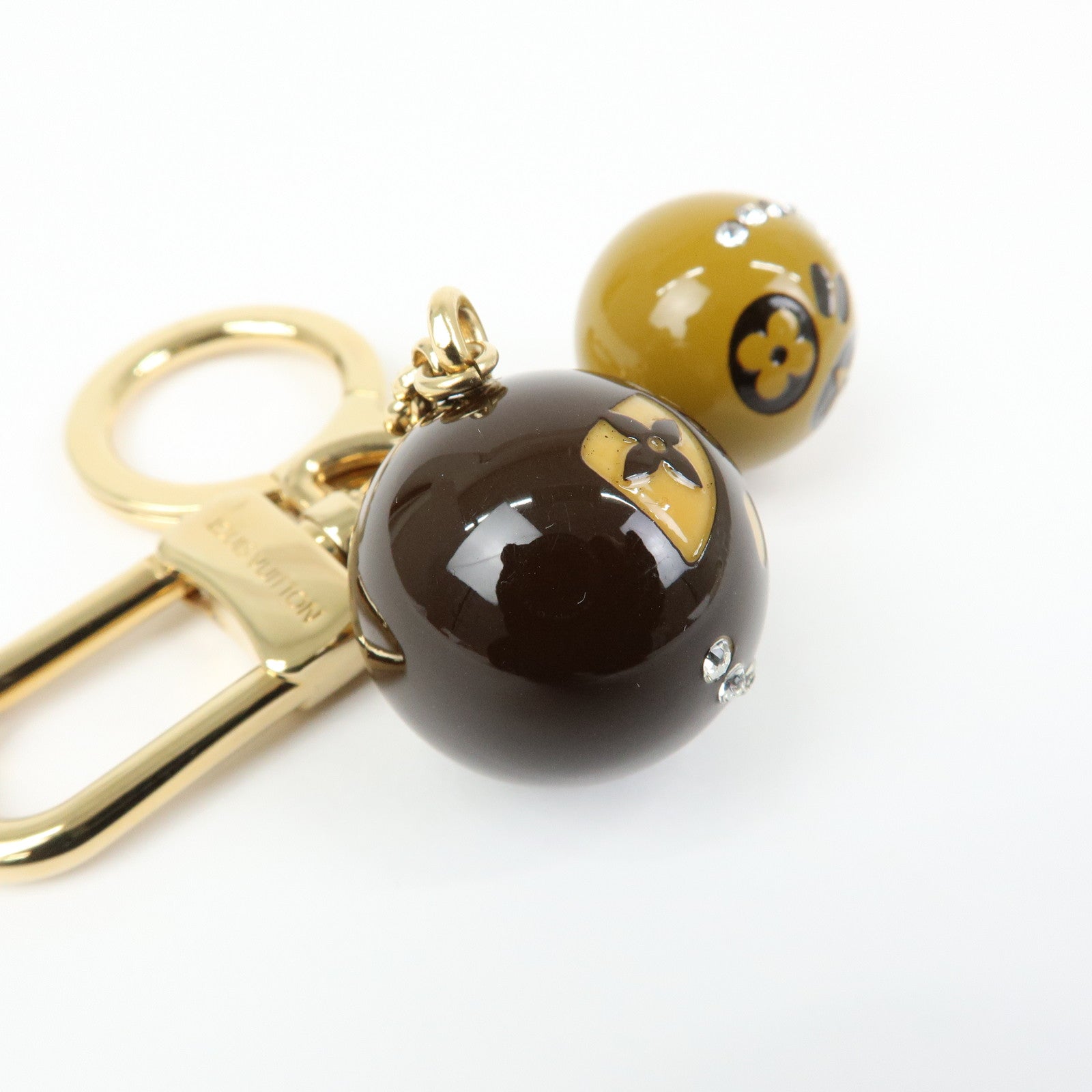 Louis Vuitton Jack & Lucy Key Chain Halloween Brown Gold M65376