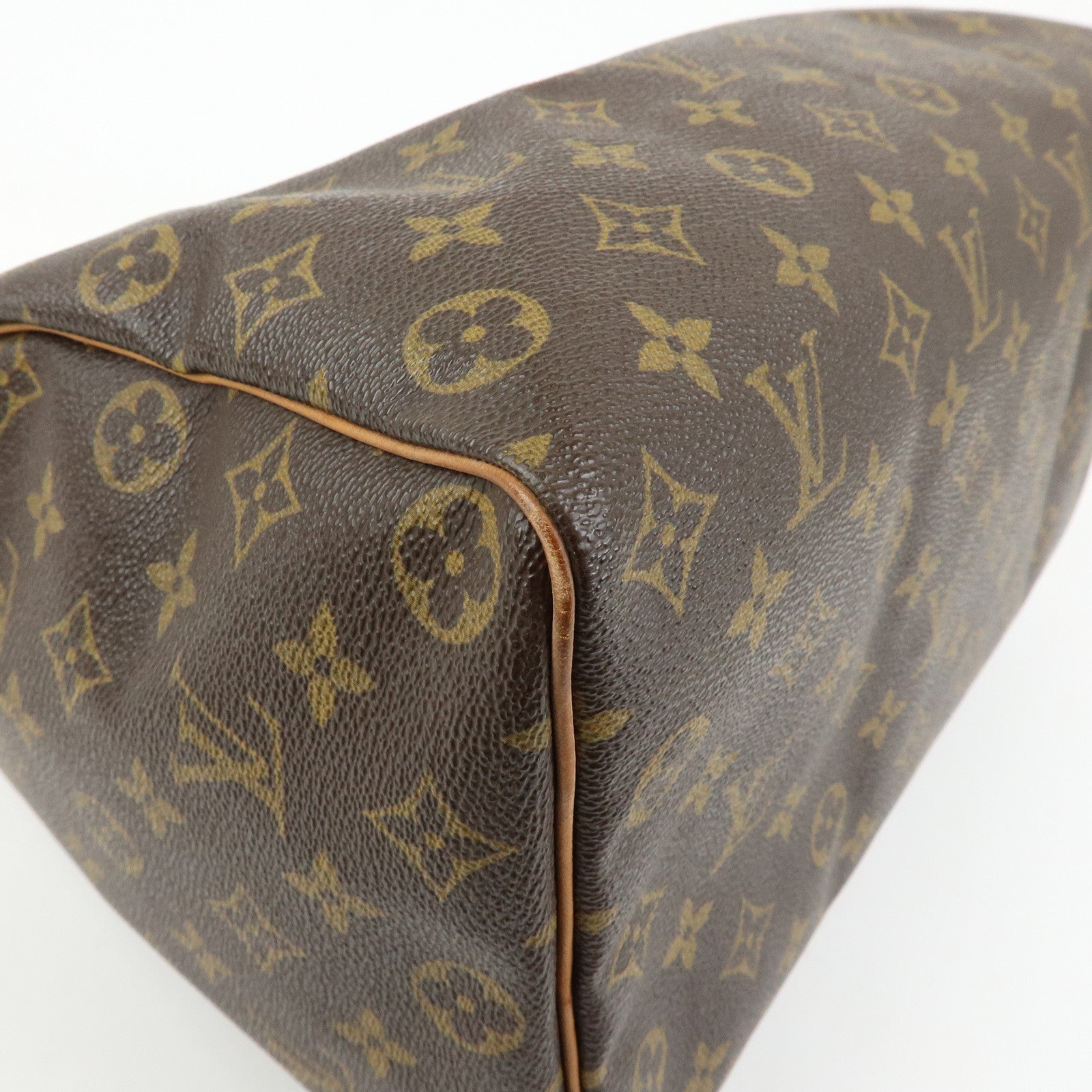 Louis Vuitton Monogram Speedy 35 Boston Bag Hand Bag Brown M41524