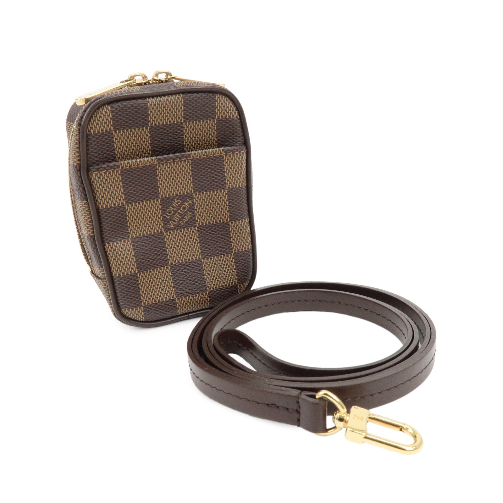 Louis Vuitton Damier Ebene Etui Okapi PM Shoulder Bag Pouch N61738
