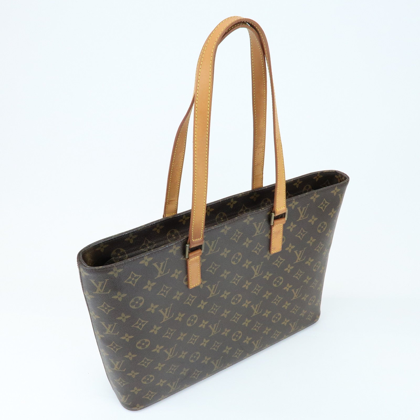 Louis Vuitton Monogram Luco Tote Bag Shoulder Bag Brown M51155