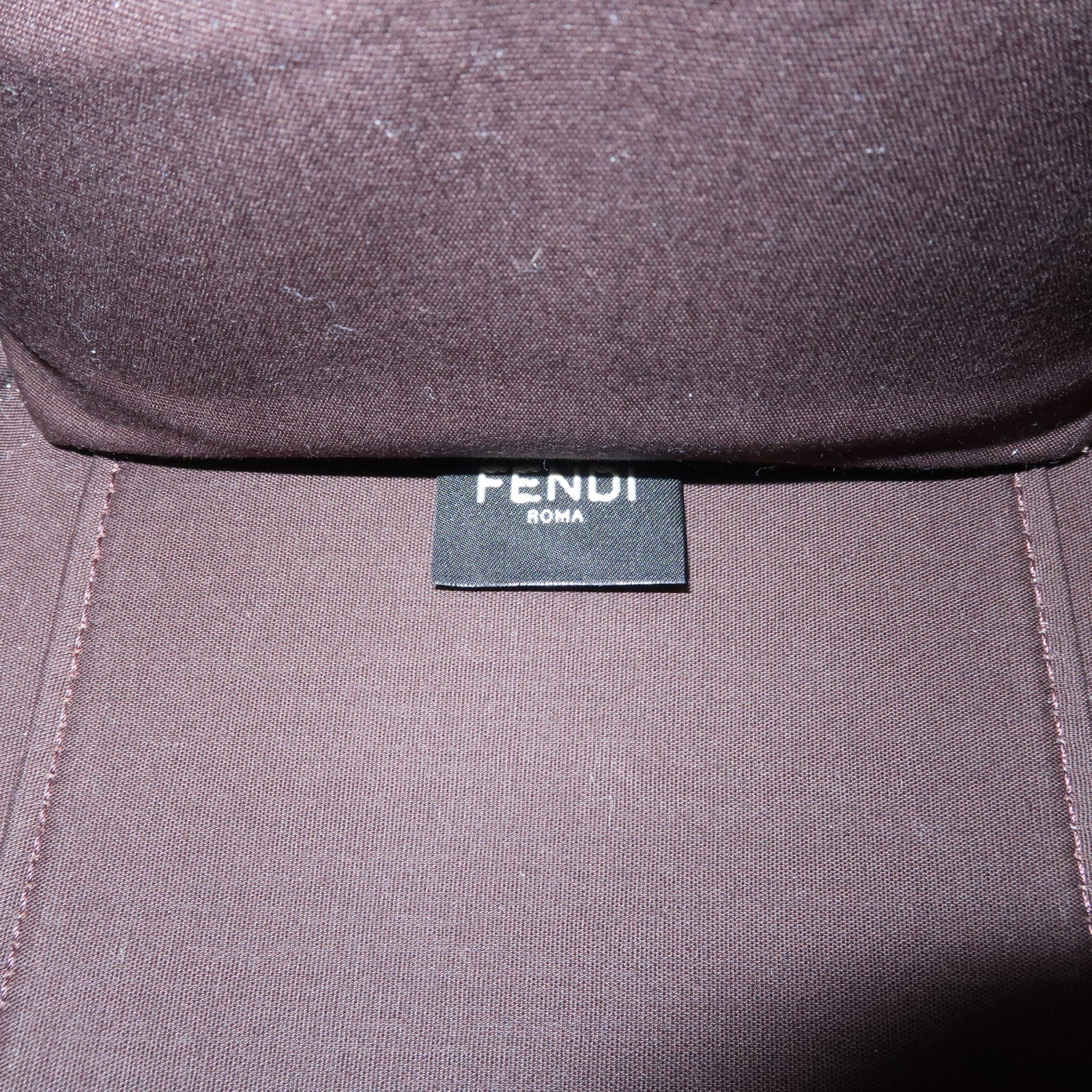 FENDI Leather Canvas Sunshine Medium Tote Bag Natural 8BH386