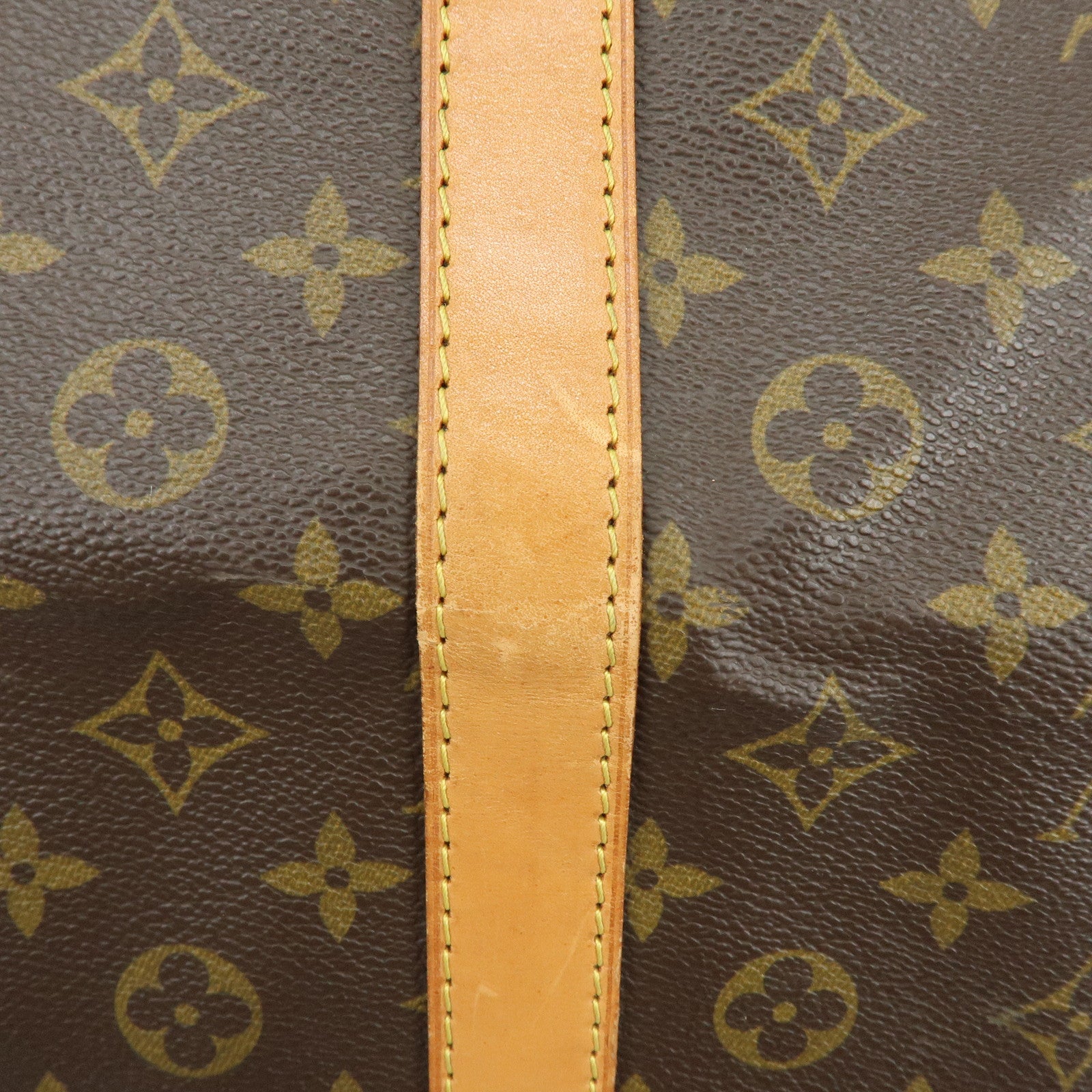 Louis Vuitton Monogram Keep All Bandouliere 60 Boston Bag M41412 Auth Used F/S
