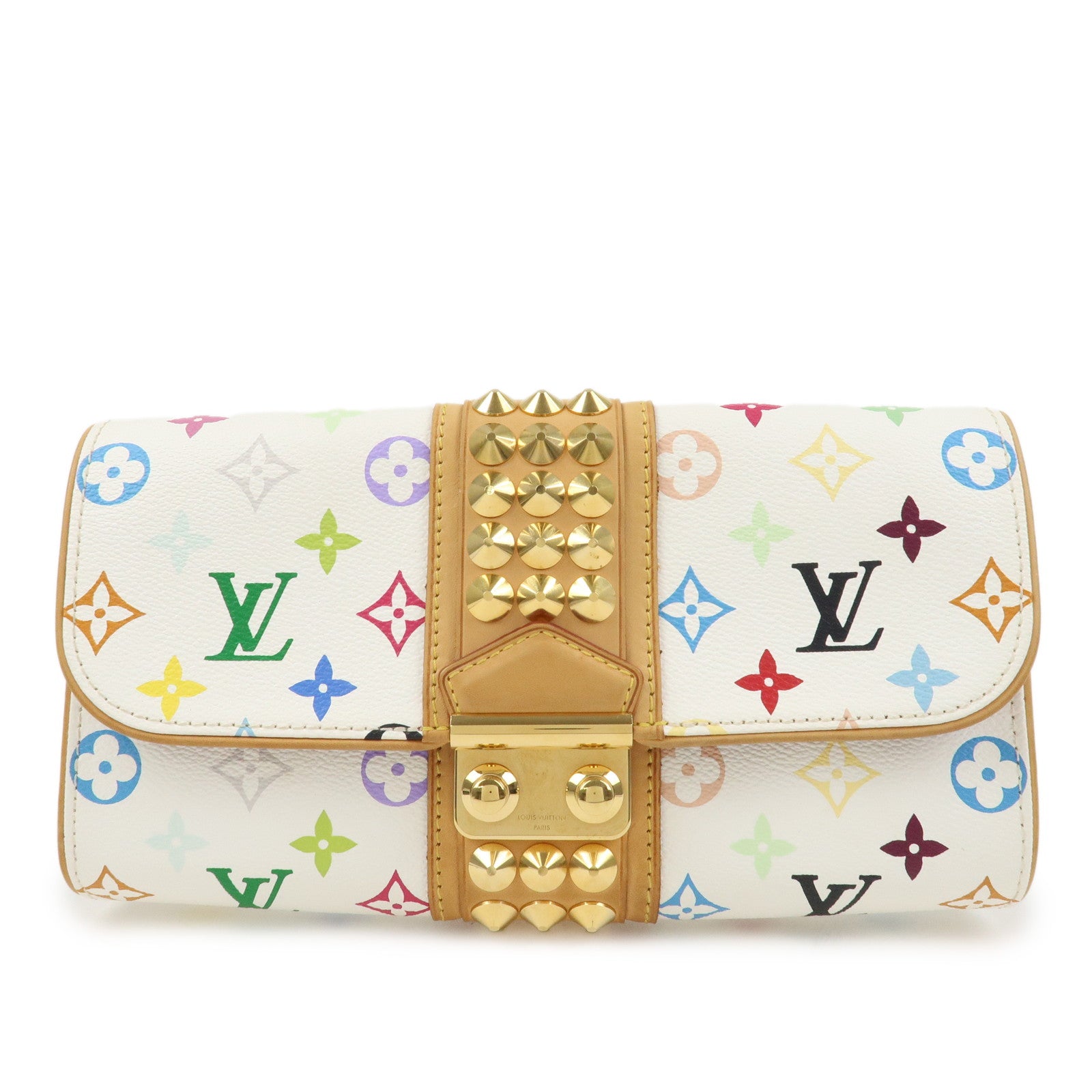 Louis Vuitton Monogram Multicolor Pochette Courtney Clutch M45639