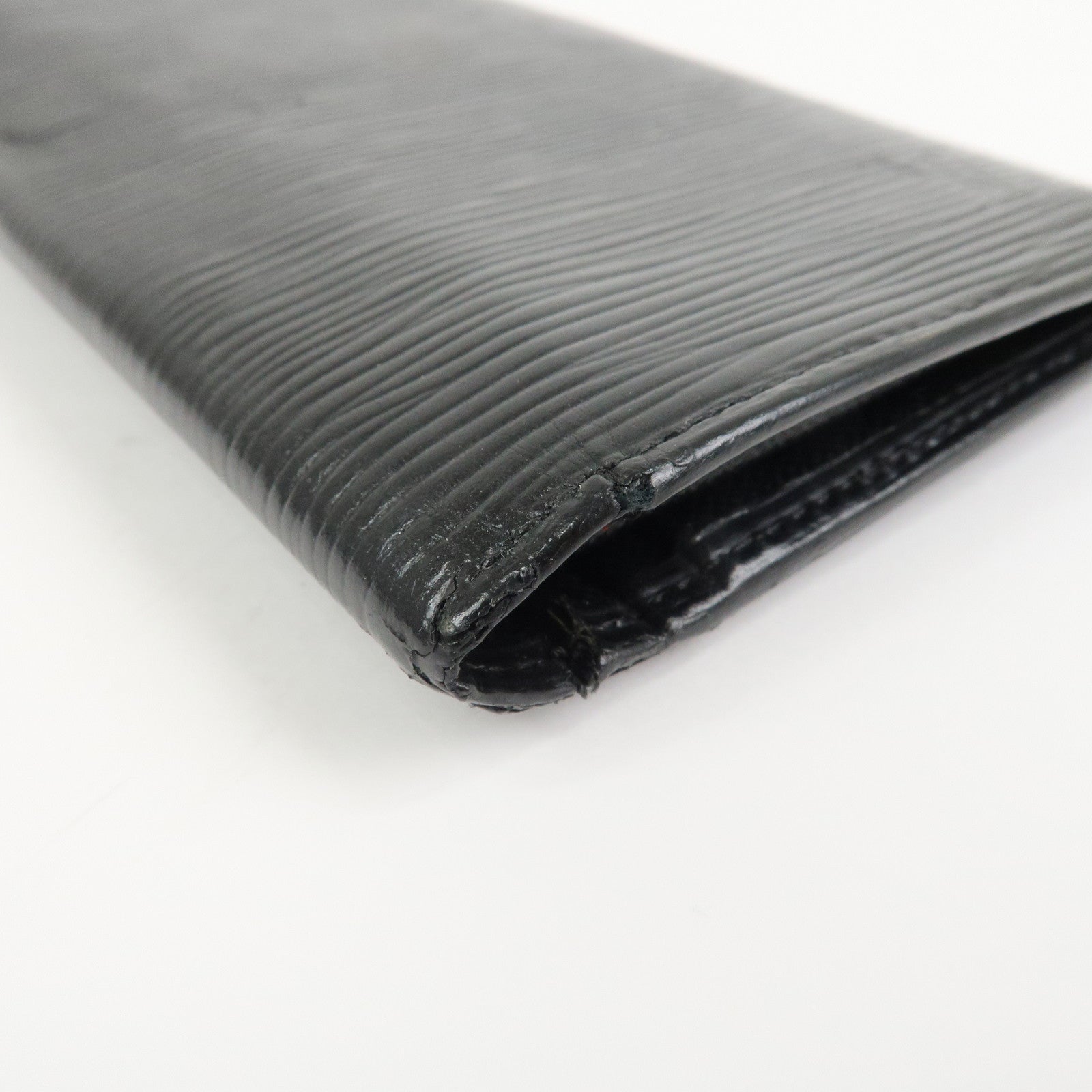 Louis Vuitton Epi Leather Portefeuille Brazza Wallet Noir M66542