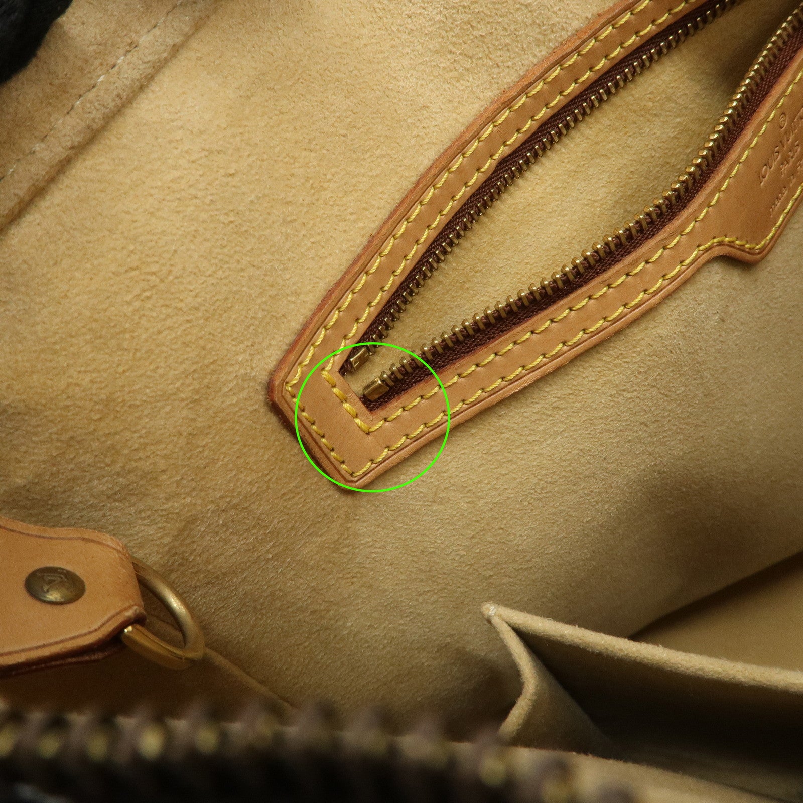 Louis Vuitton Monogram Looping GM Shoulder Bag Brown M51145