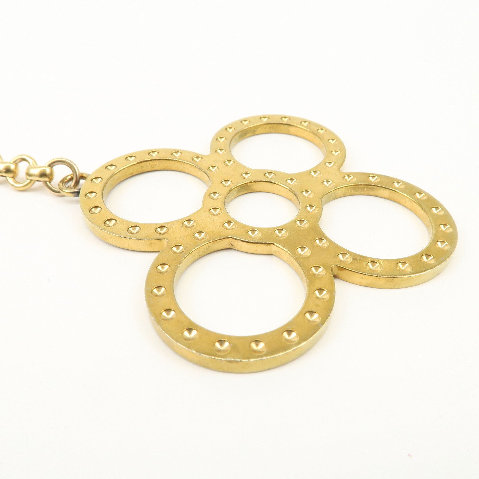 Louis Vuitton Metal Bijoux Sac Tapage Bag Charm Gold Silver M65090 Used