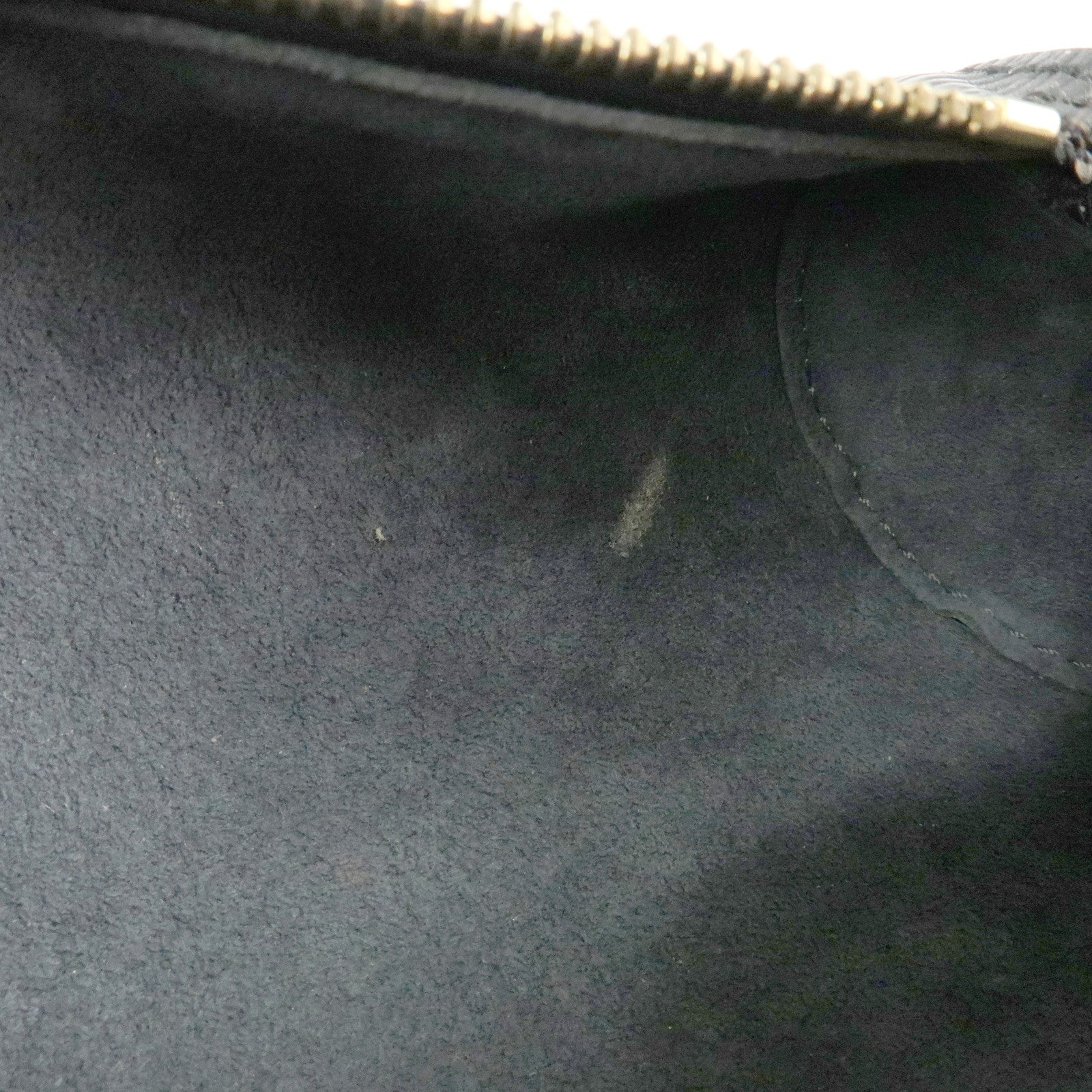 Louis Vuitton Epi Mini Leather Pouch For Soufflot Hand Bag Noir