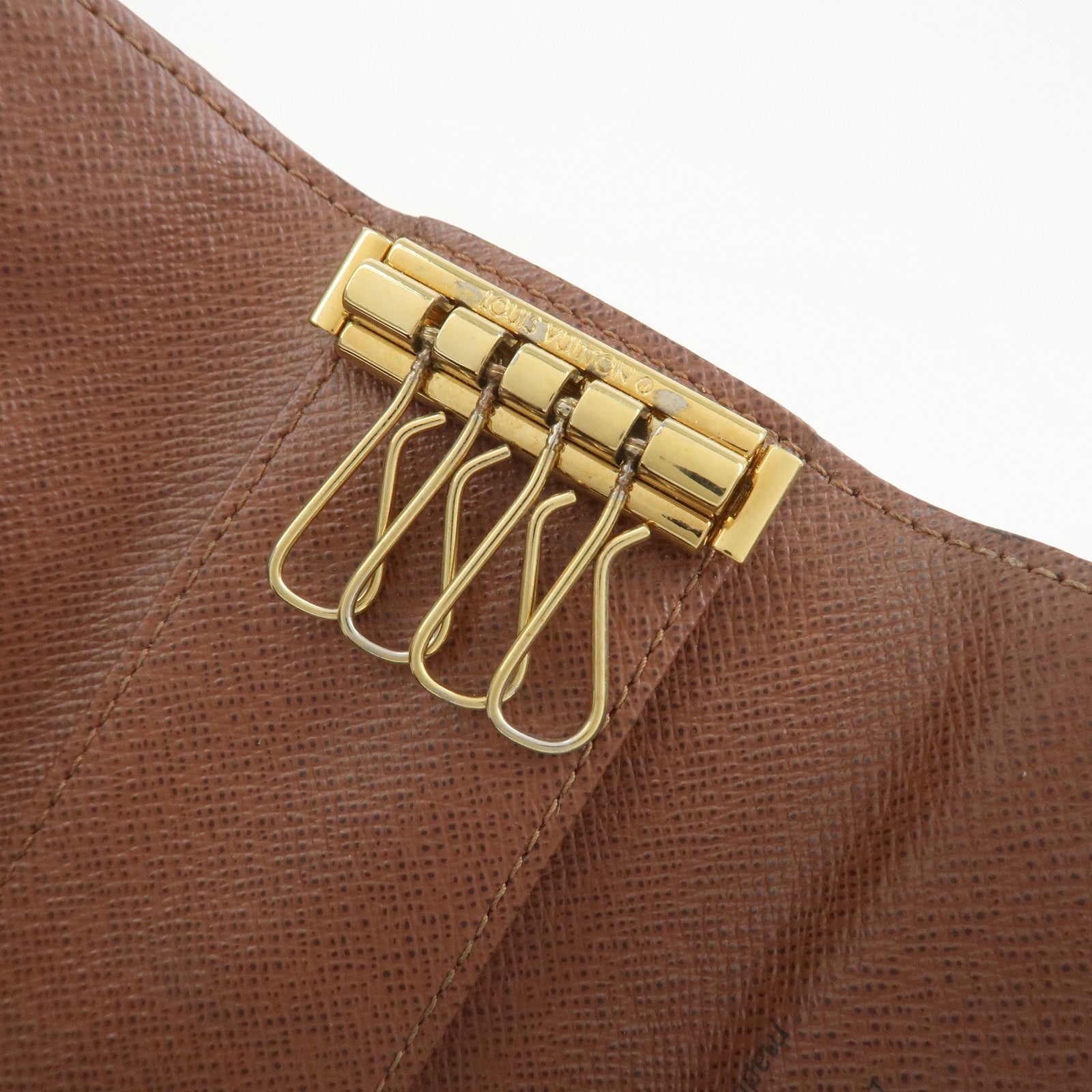 Louis Vuitton Monogram Multicles 4 Key Case Key Holder Brown M69517