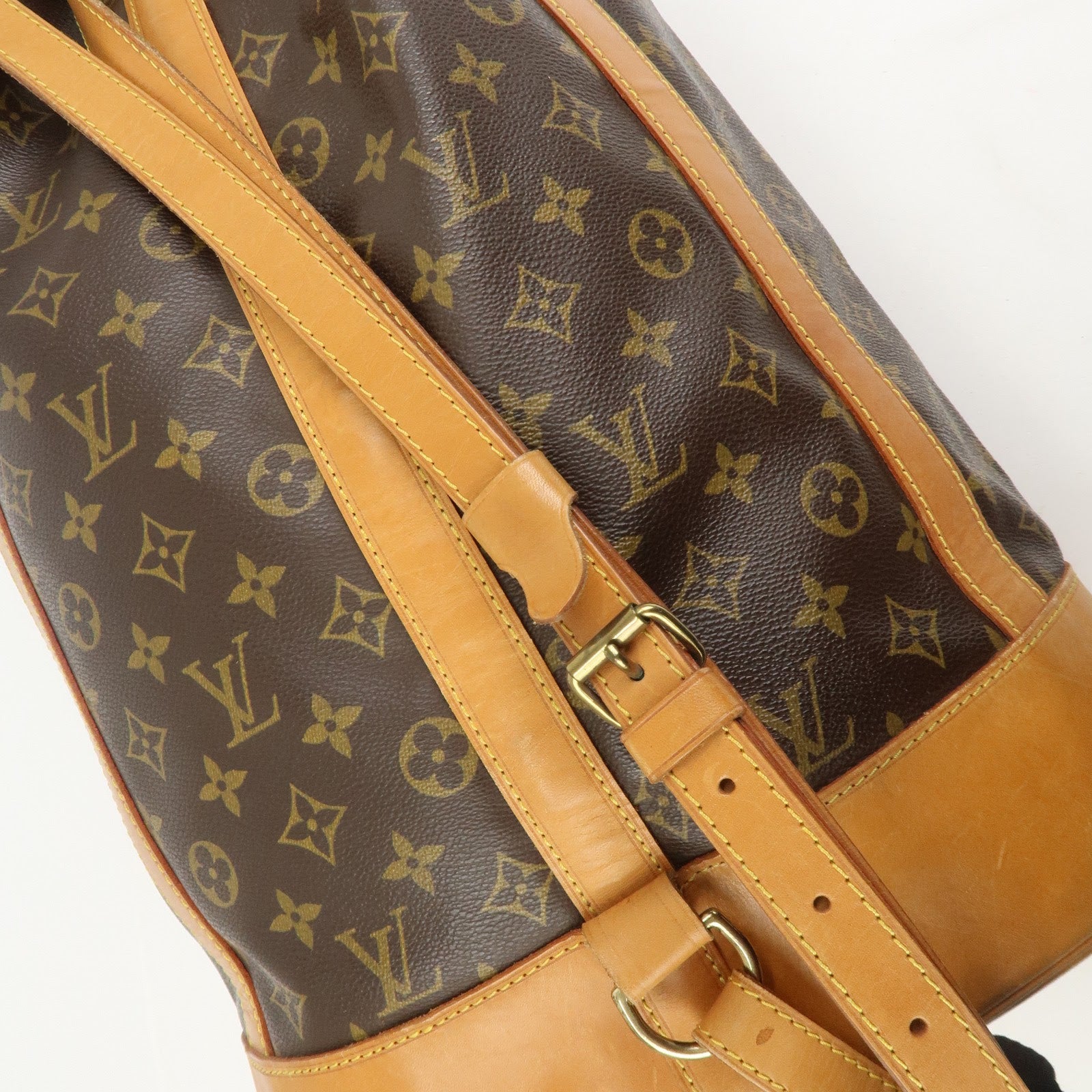 Louis Vuitton Monogram Randonnee GM Shoulder Bag Brown M42244