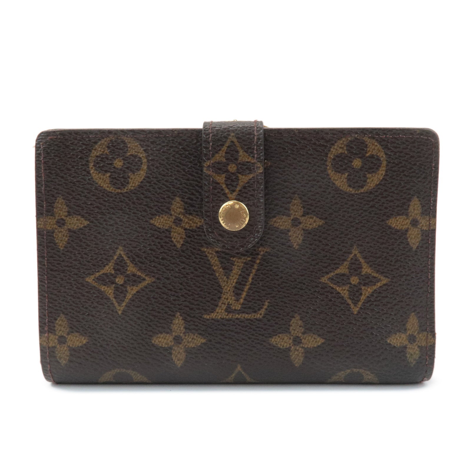 Louis Vuitton Monogram Porte Monnaie Billets Viennois Wallet M61663 Used