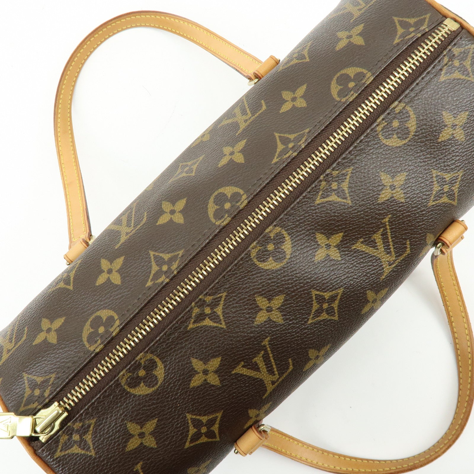 Louis Vuitton Monogram Papillon 26 Canvas Hand Bag Brown M51386