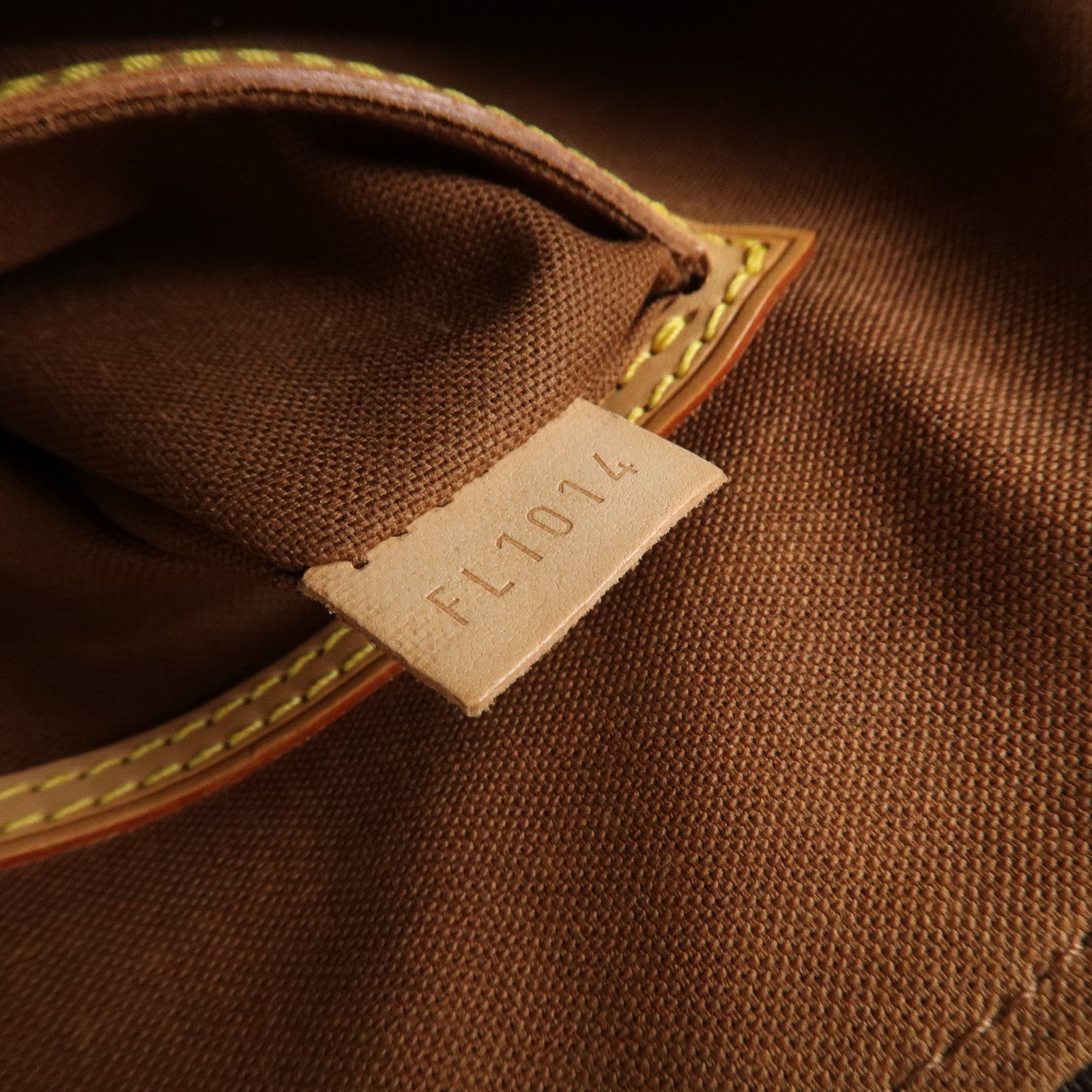 Louis Vuitton Monogram Alma Hand Bag Brown M51130