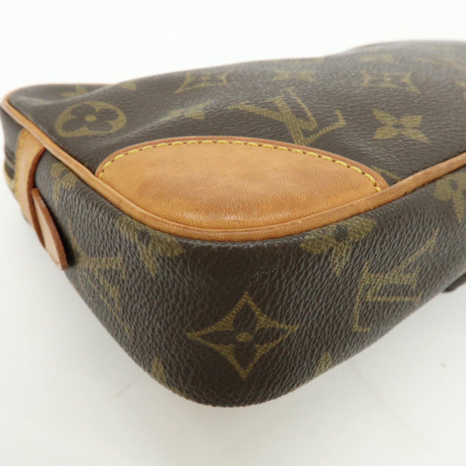 Louis Vuitton Monogram Marly Dragonne GM Clutch Bag Brown M51825