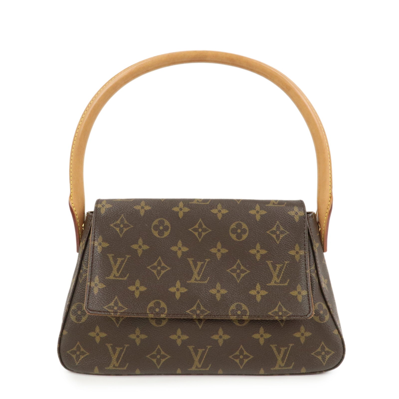 Louis Vuitton Monogram Mini Looping Shoulder Bag Brown M51147