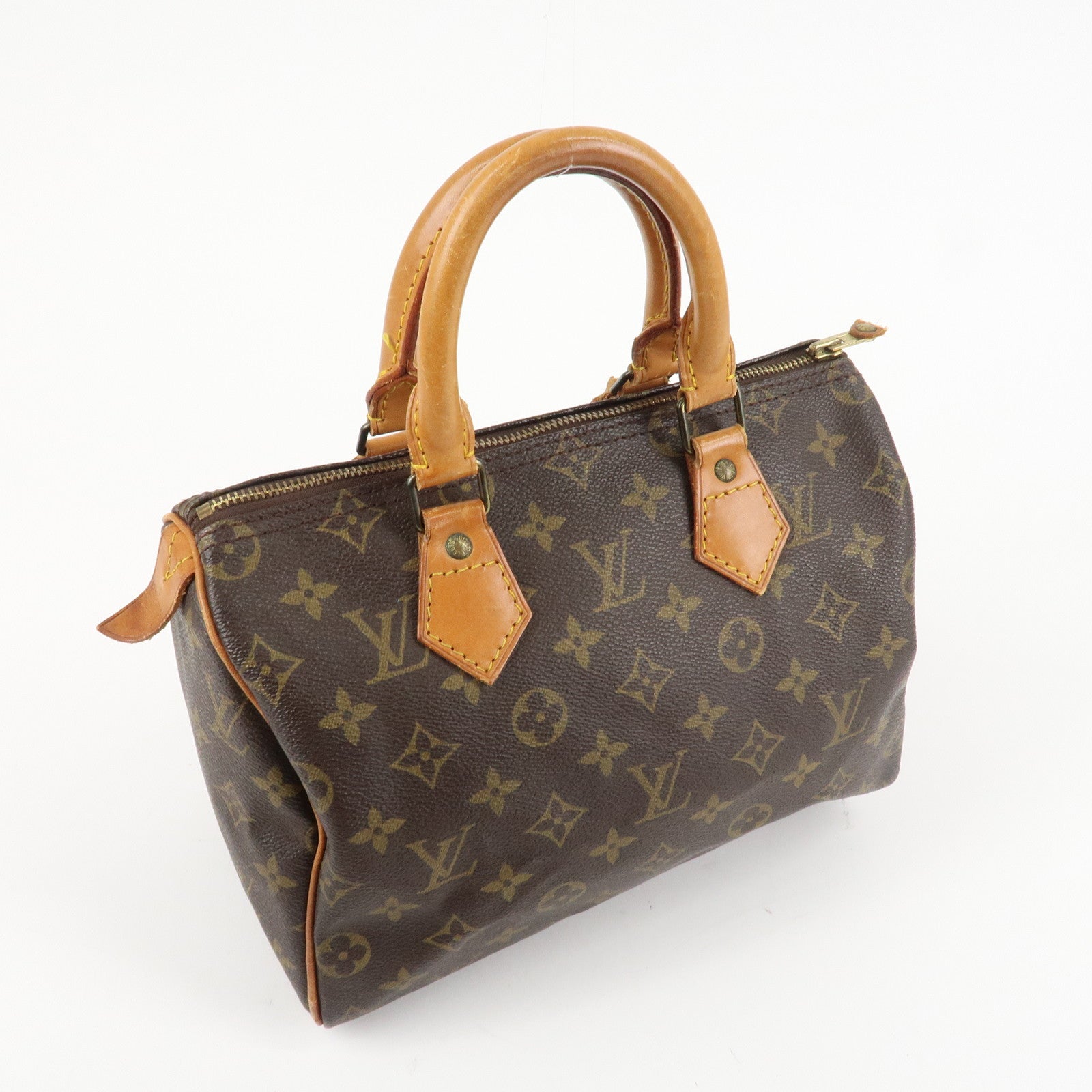 Louis Vuitton Monogram Speedy 25 Hand Bag Boston Bag M41528 Used