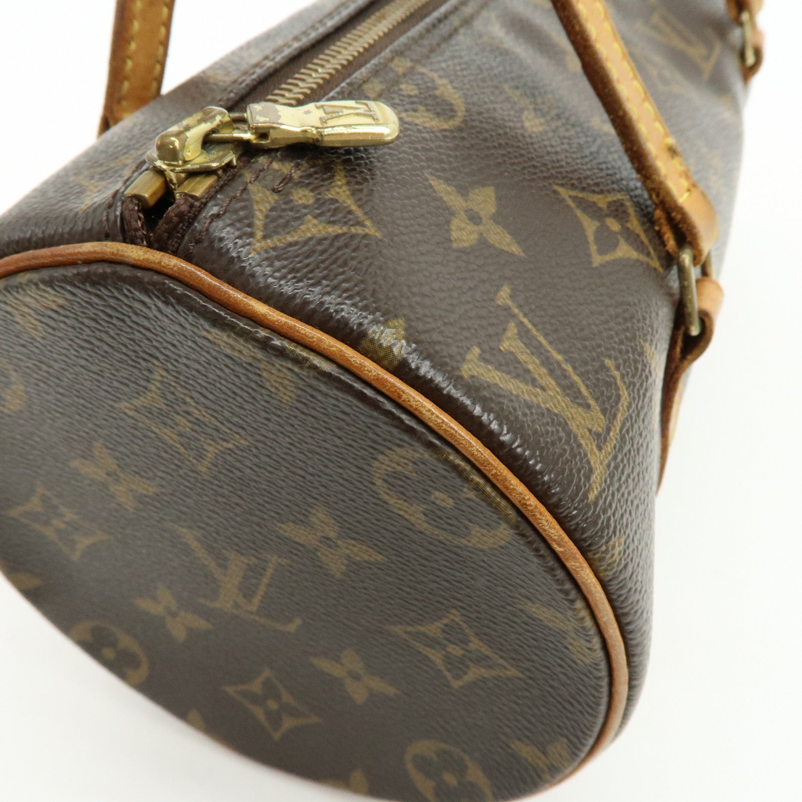 Louis Vuitton Monogram Papillon 26 Hand Bag Brown M51386