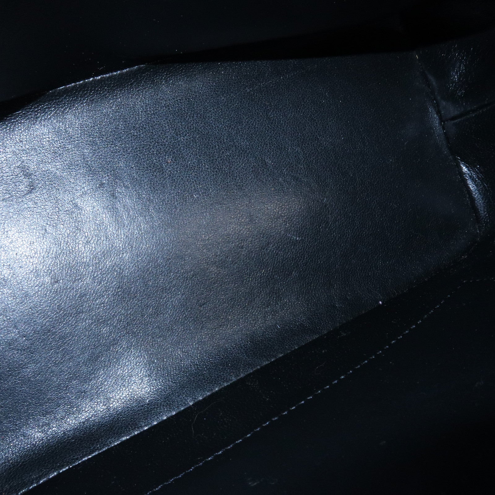 CHANEL Matelasse Caviarskin Medallion Tote Bag Hand Bag A01804