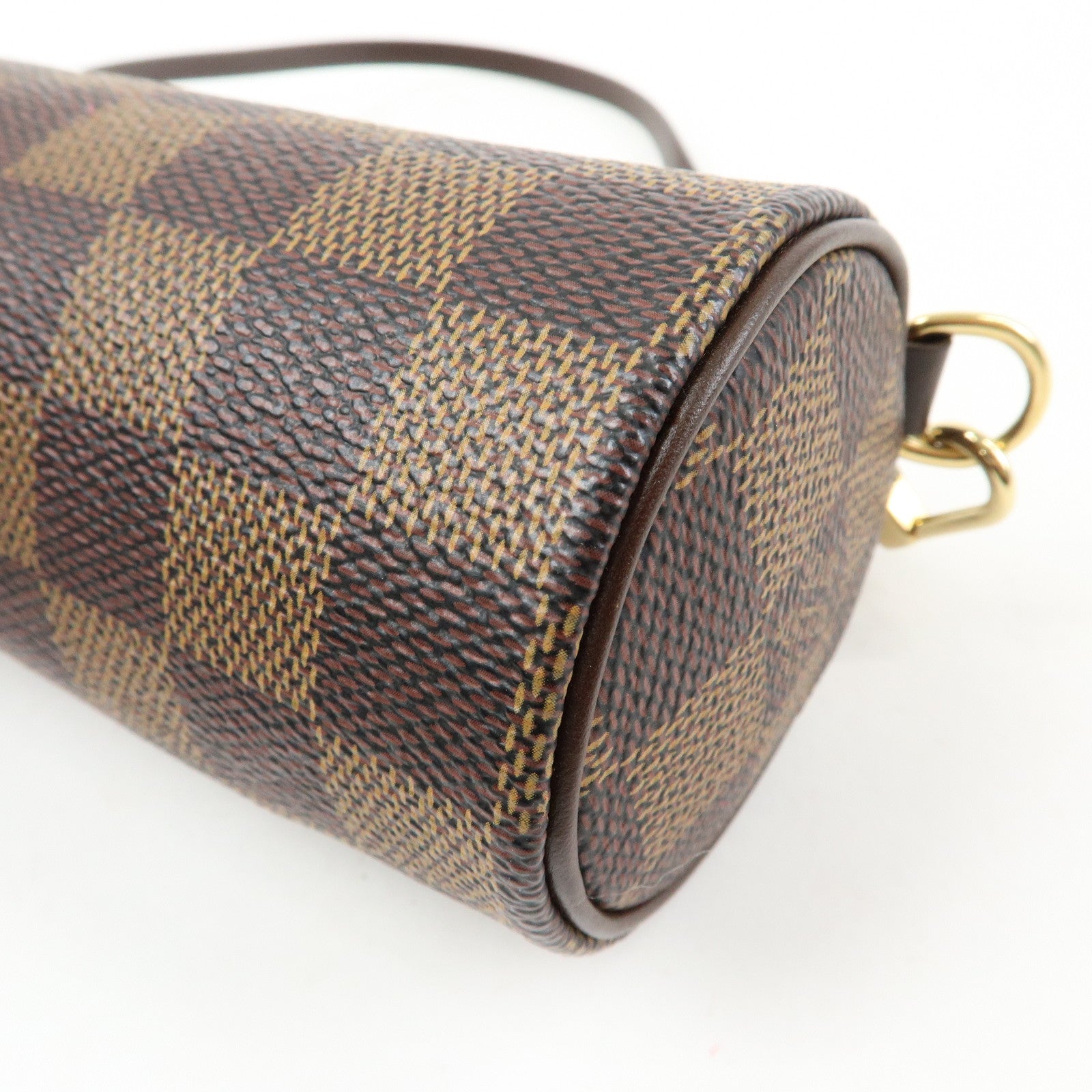 Louis Vuitton Damier Ebene Mini Pouch for Papillon Bag Brown