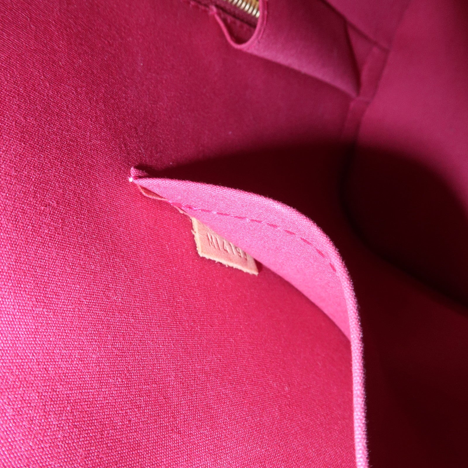 Louis Vuitton Monogram Vernis Alma PM Hand Bag Rose Indien M91770 Used