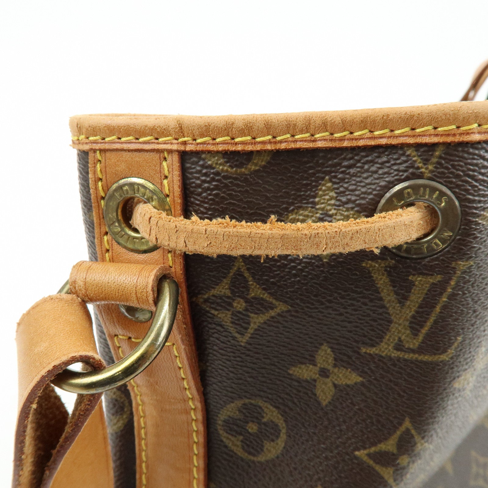 Louis Vuitton Monogram Petit Noe Shoulder Bag Brown M42226