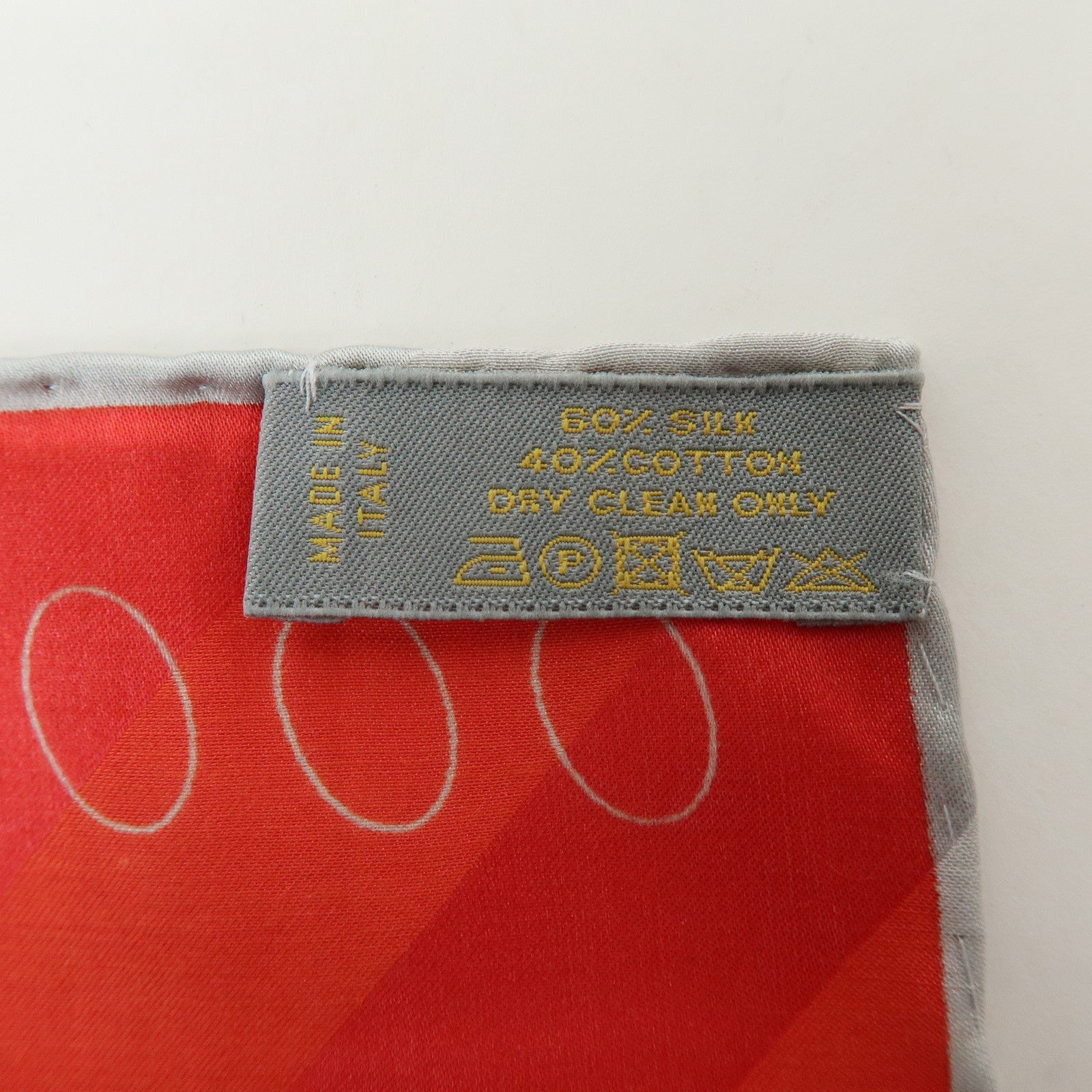 Louis Vuitton LV Cup 100% Silk Scarf Red Gray