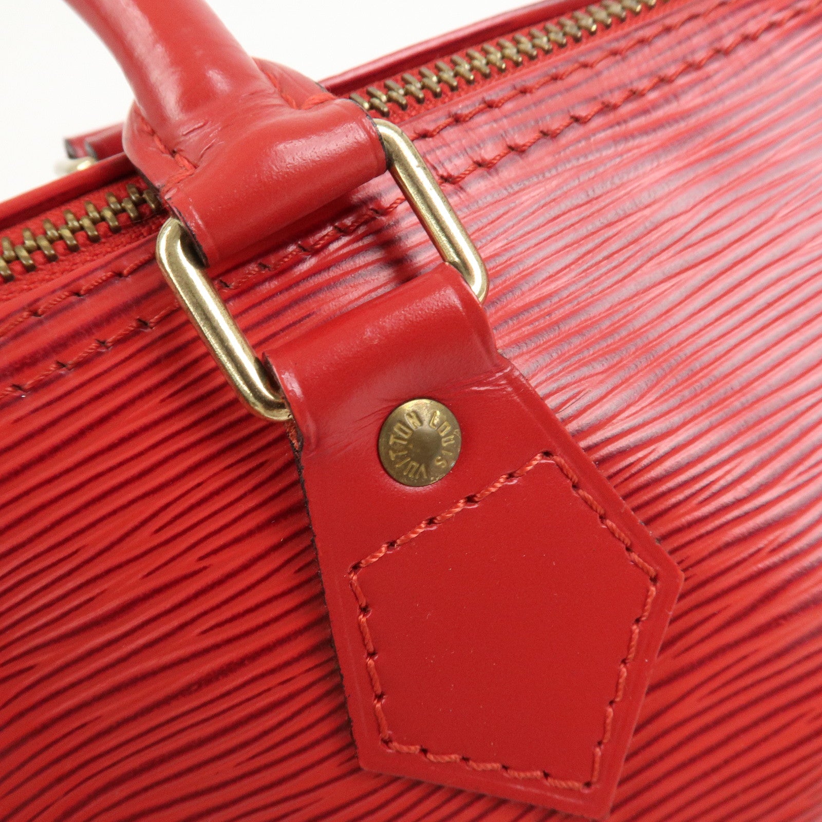 Louis Vuitton Epi Leather Speedy 30 Boston Bag Castilian Red M41526