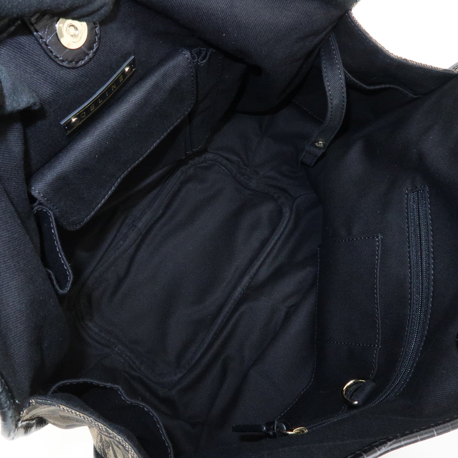 CELINE Bitter Sweet C Macadam Hand Bag Shoulder Bag Brown