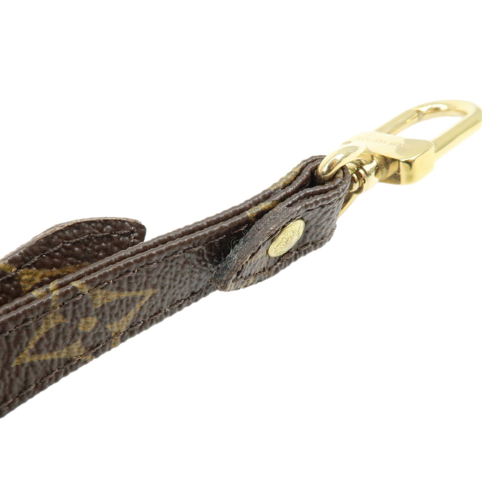 Louis Vuitton Monogram Adjustable Shoulder Strap Brown 120cm J52315