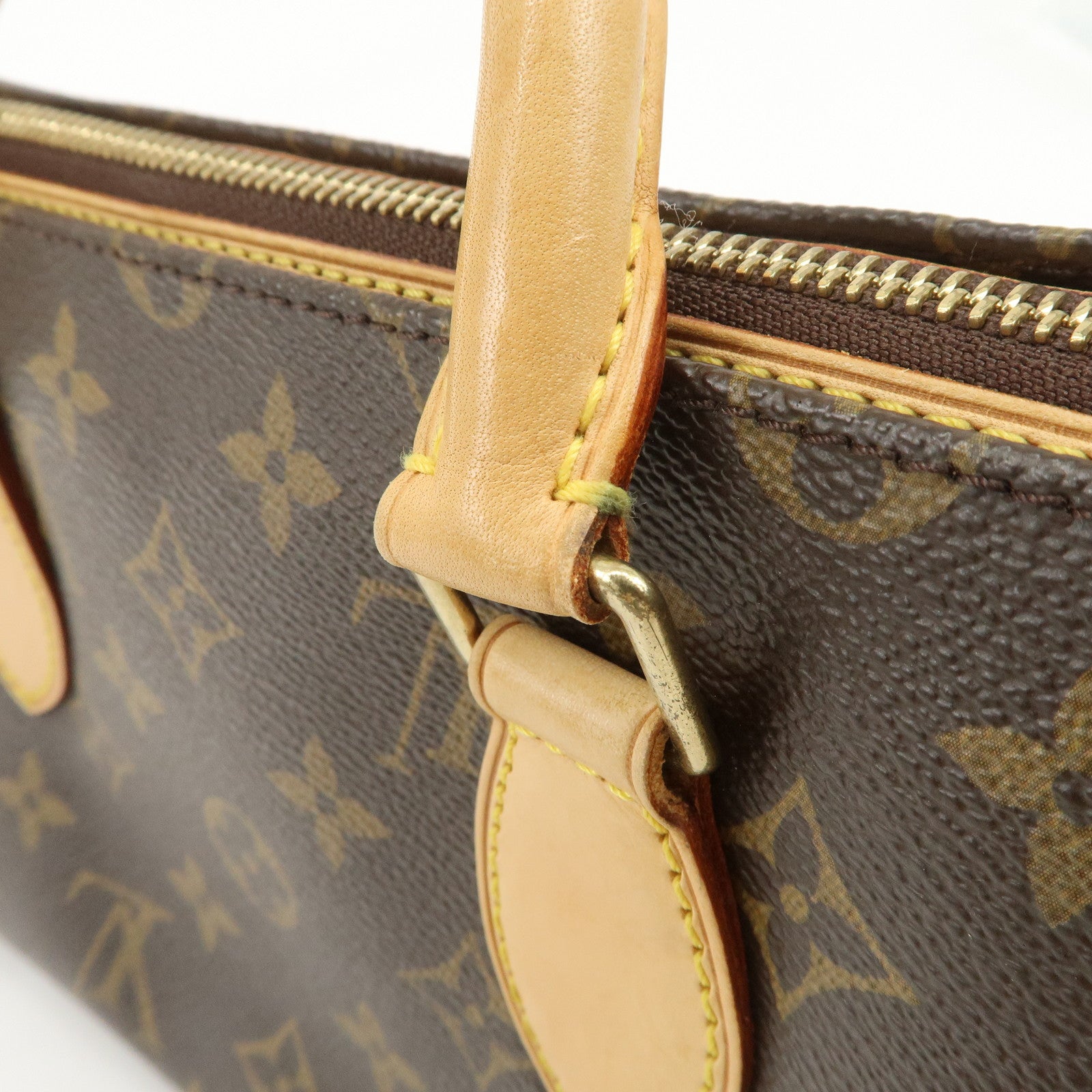 Louis Vuitton Monogram Popincourt Hand Bag Brown M40009