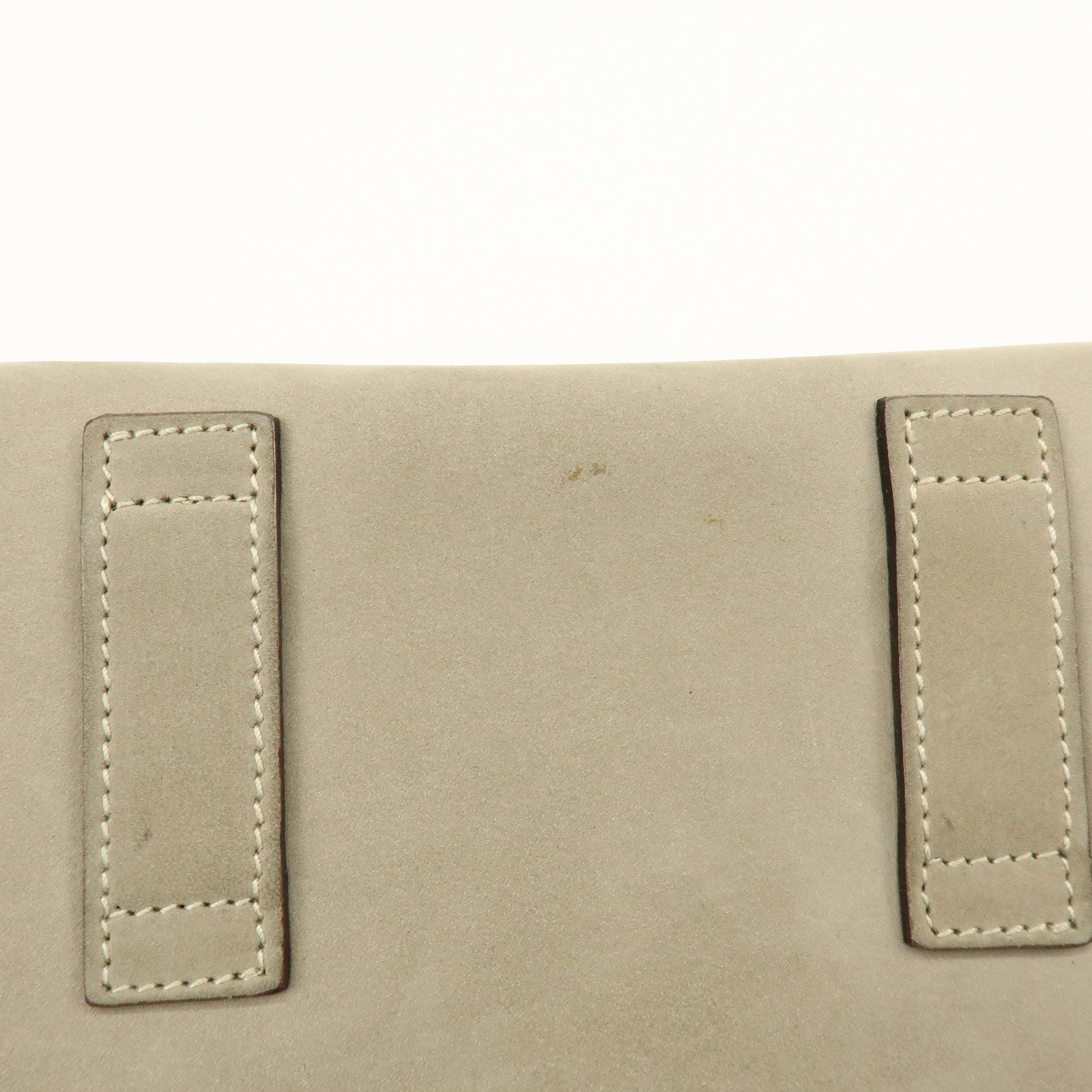 Ferragamo Vara Suede 3Way Chain Shoulder Bag Clutch Waist Bag Beige