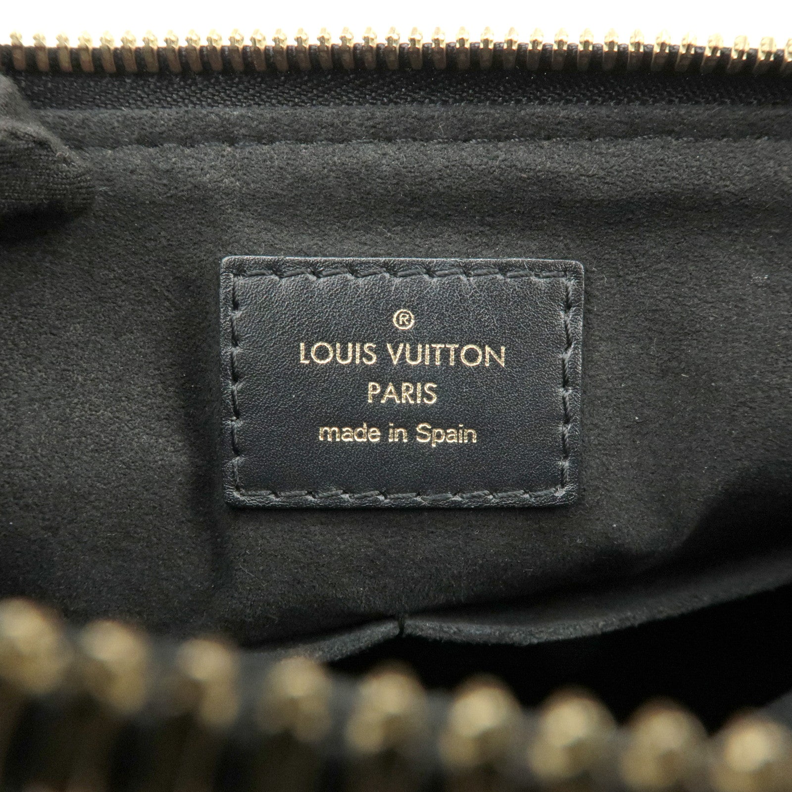 Louis Vuitton Monogram Empreinte Leather V Tote BB Noir M44937 Used