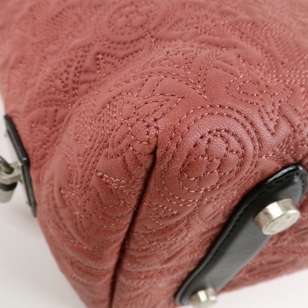 Louis Vuitton Monogram Antia Leather Hobo PM Shoulder Bag M93155 Used