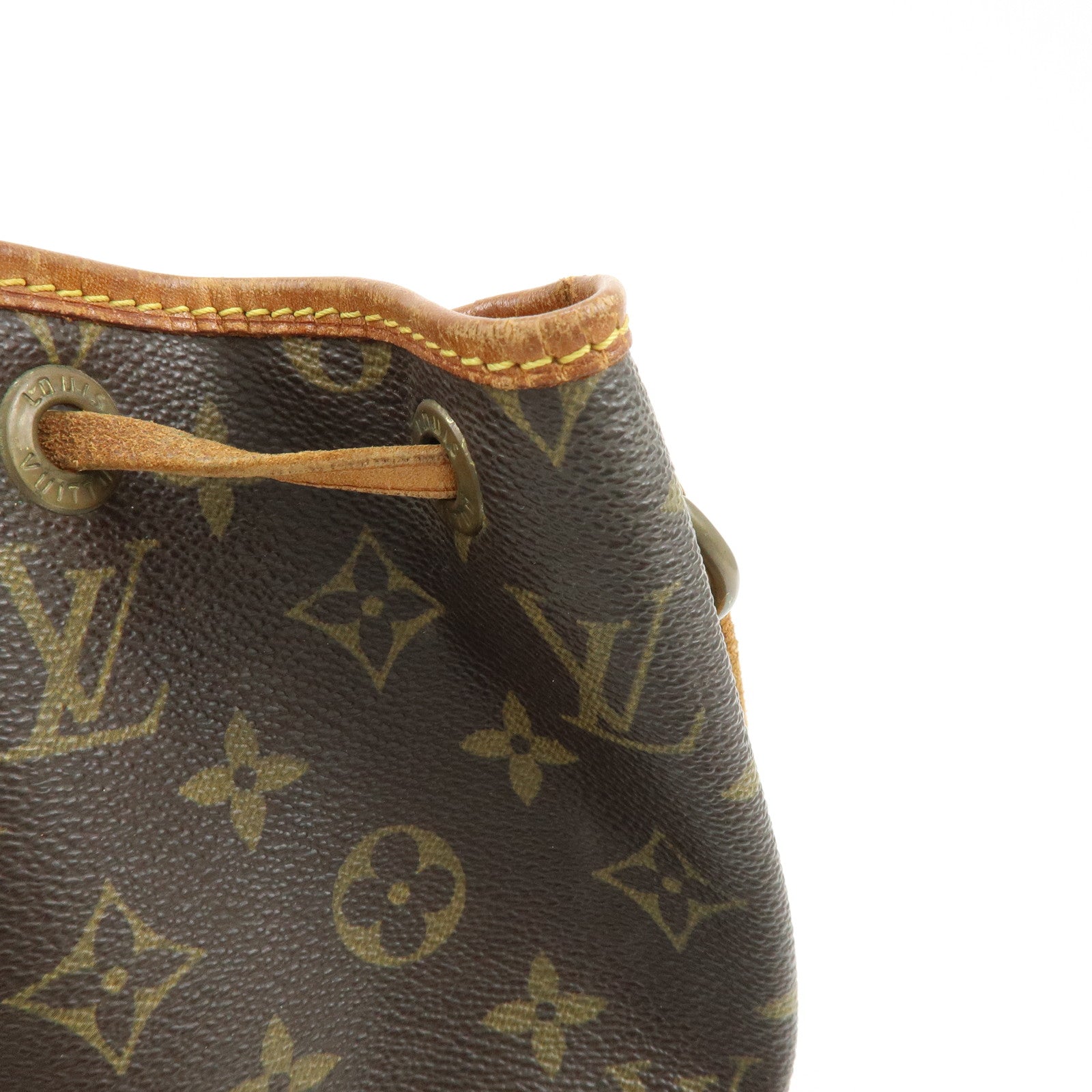Louis Vuitton Monogram Petit Noe Shoulder Bag Brown M42226