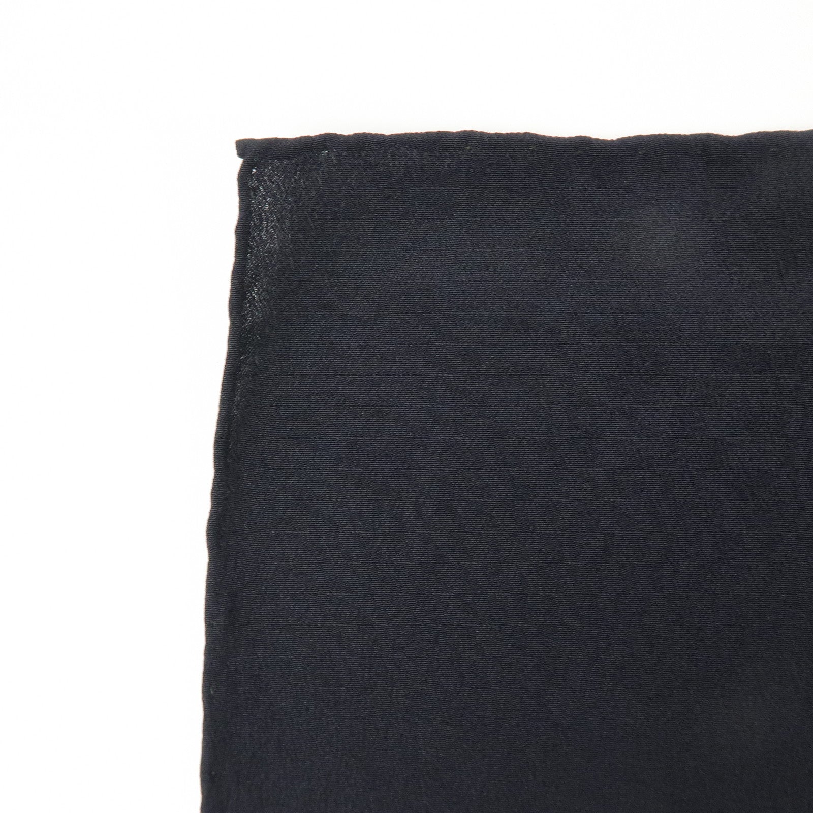 CHANEL Silk 100% Vintage Scarf Flower Print Black White