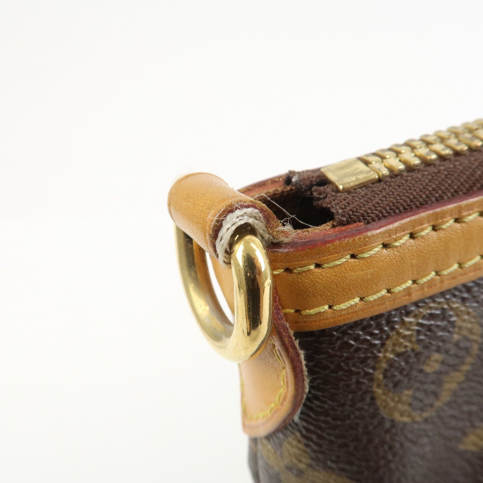 Louis Vuitton Monogram Palermo PM 2Way Bag Hand Bag Brown M40145