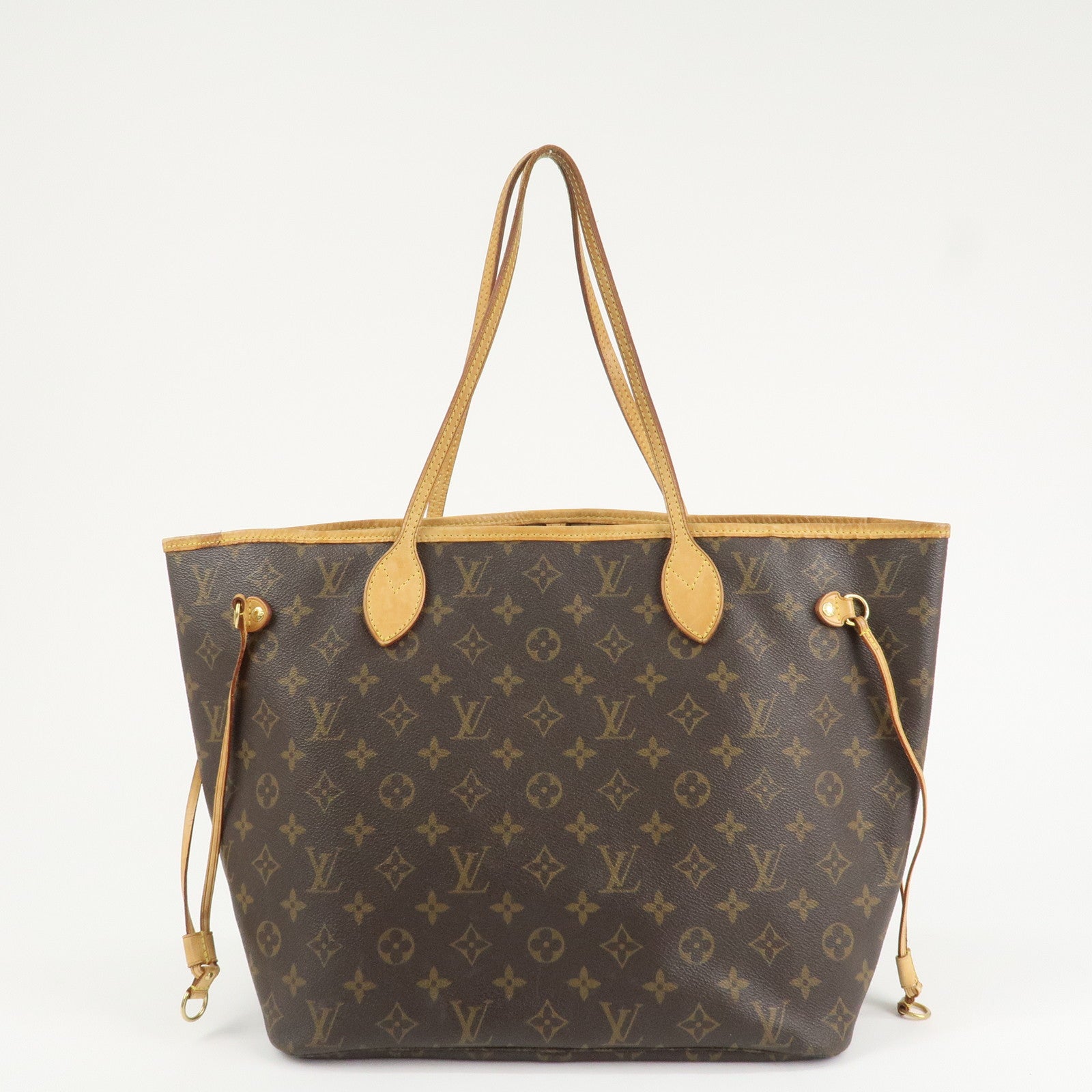 Louis Vuitton Monogram Neverfull MM Tote Bag Brown M40156 Used