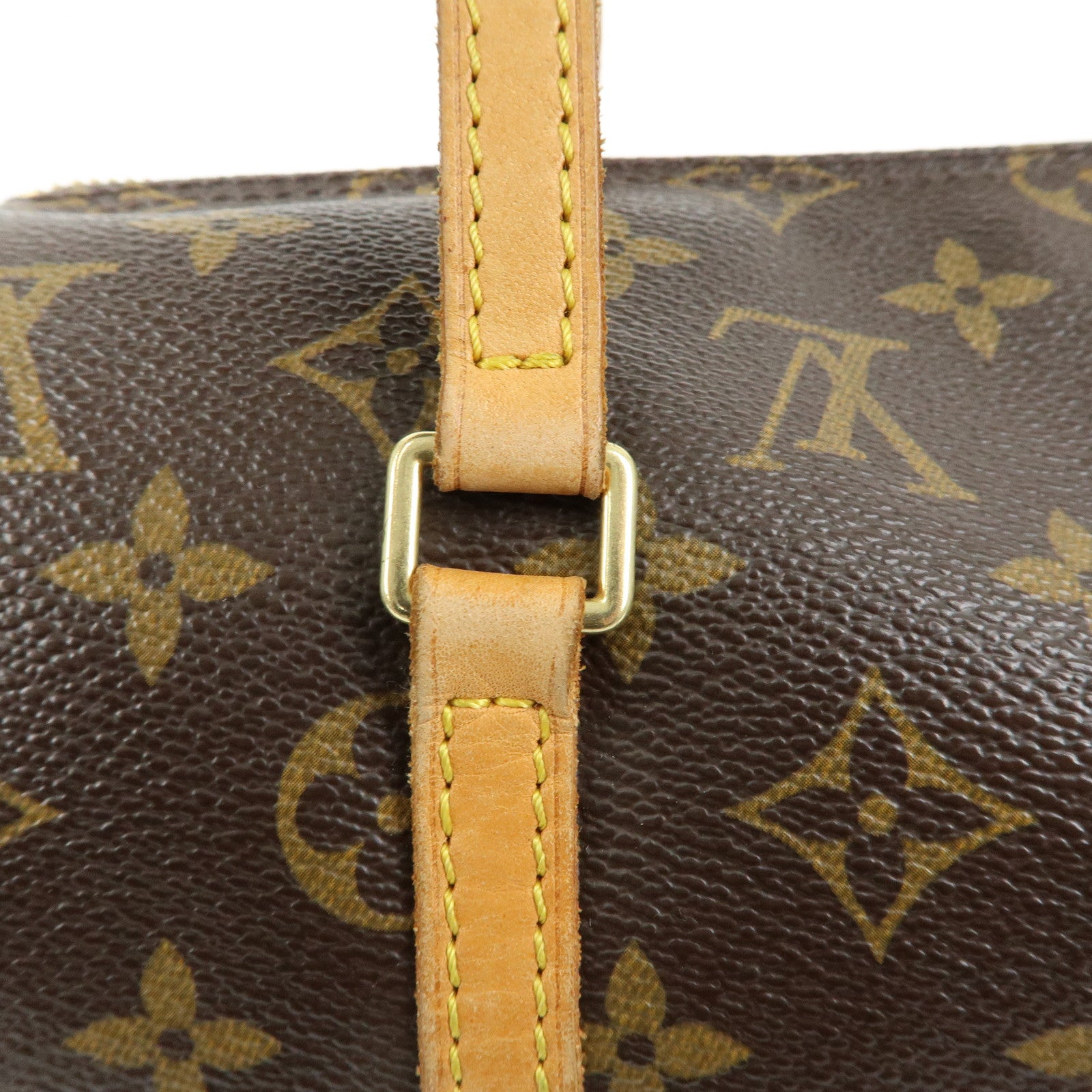 Louis Vuitton Monogram Papillon 26 Hand Bag Brown M51386