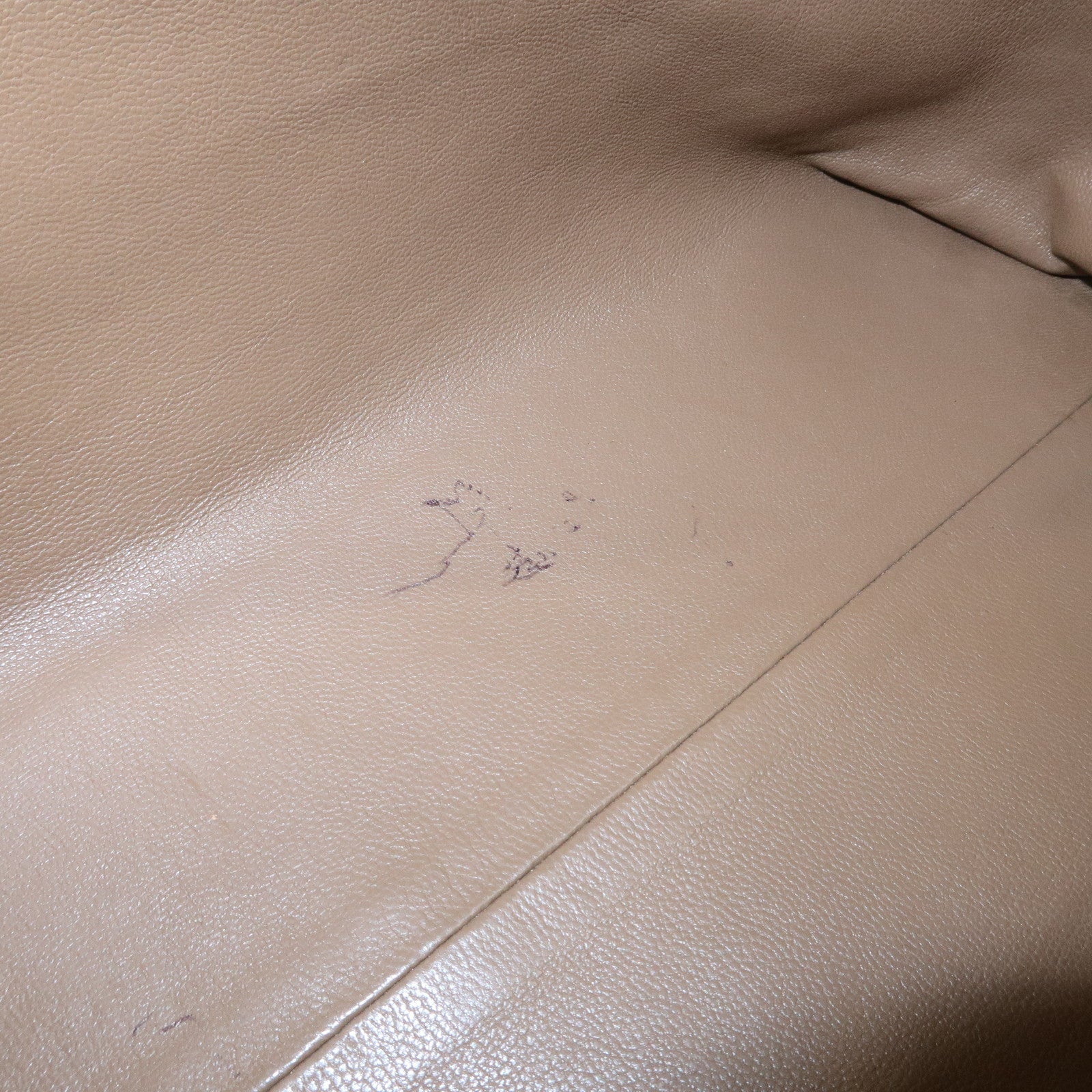 BVLGARI Leoni Leather Hand Bag Boston Bag Brown Gold Hardware Used