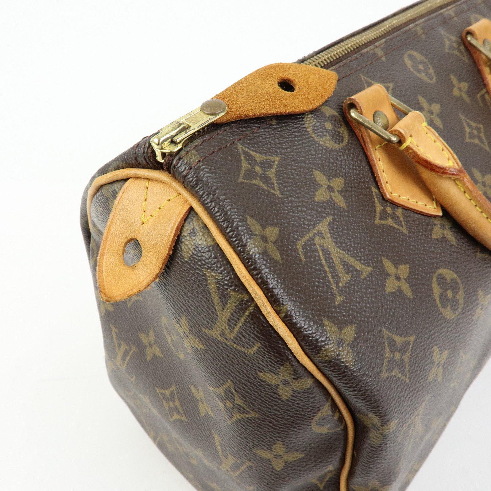 Louis Vuitton Monogram Speedy 30 Boston Bag Hand Bag Brown M41526