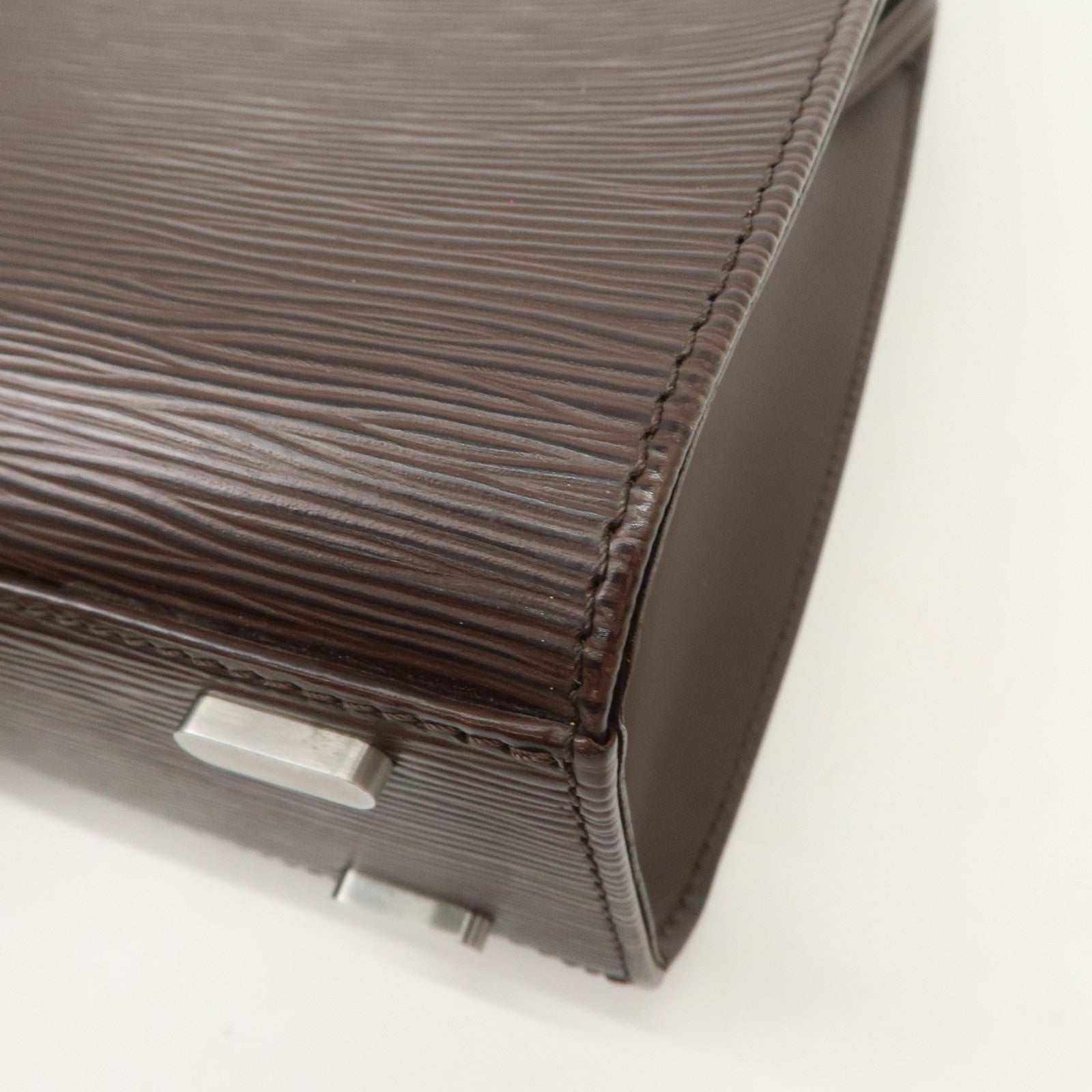 Louis Vuitton Epi Leather Figari PM Hand Bag Mocha M5201D