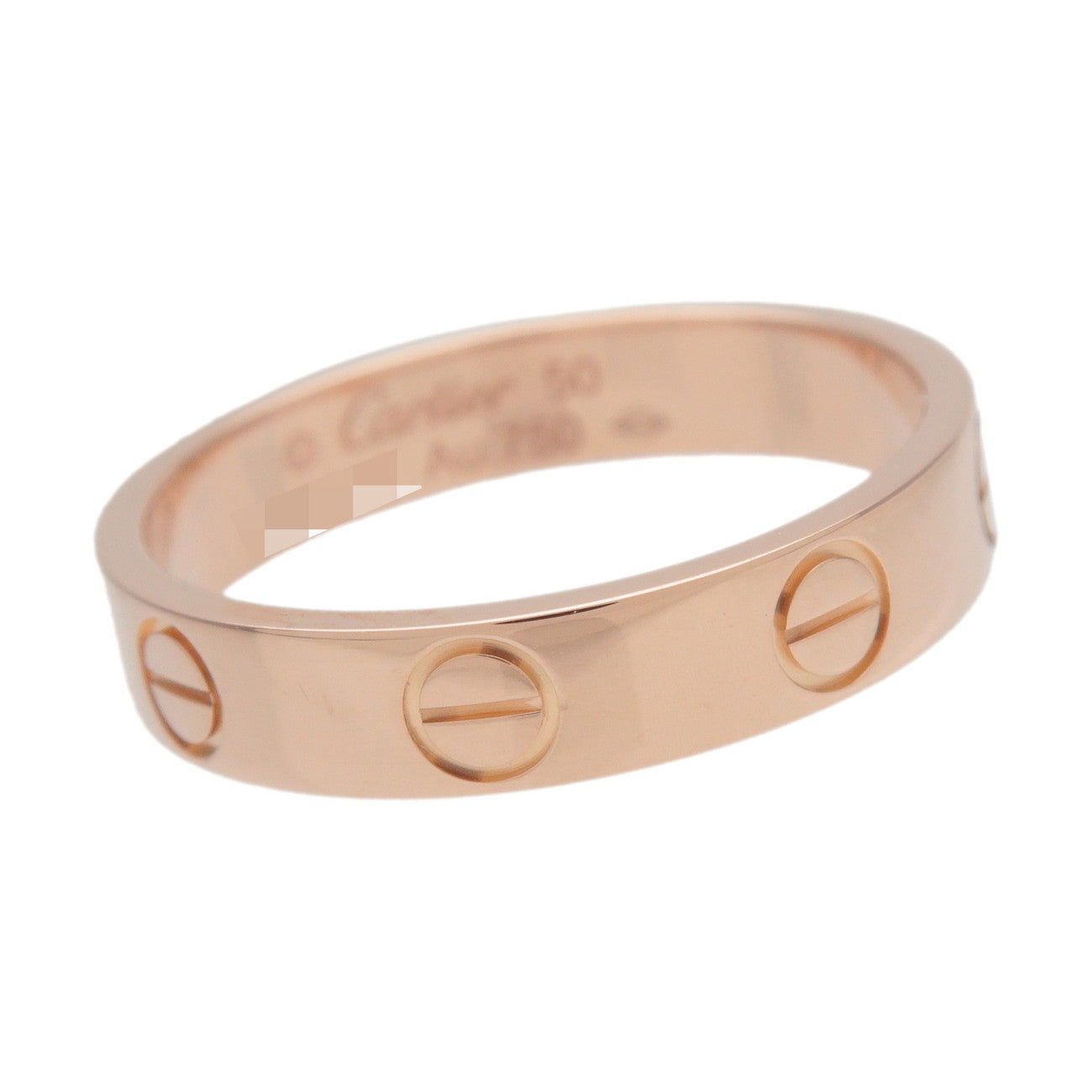 Cartier Mini Love Ring K18PG 750PG Rose Gold #50 US5-5.5 EU50