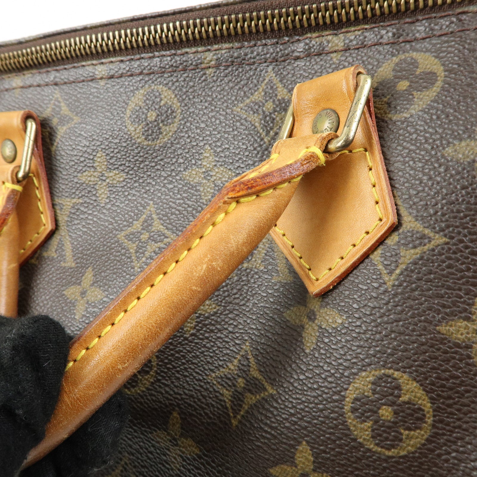Louis Vuitton Monogram Speedy 30 Boston Bag Hand Bag Brown M41526