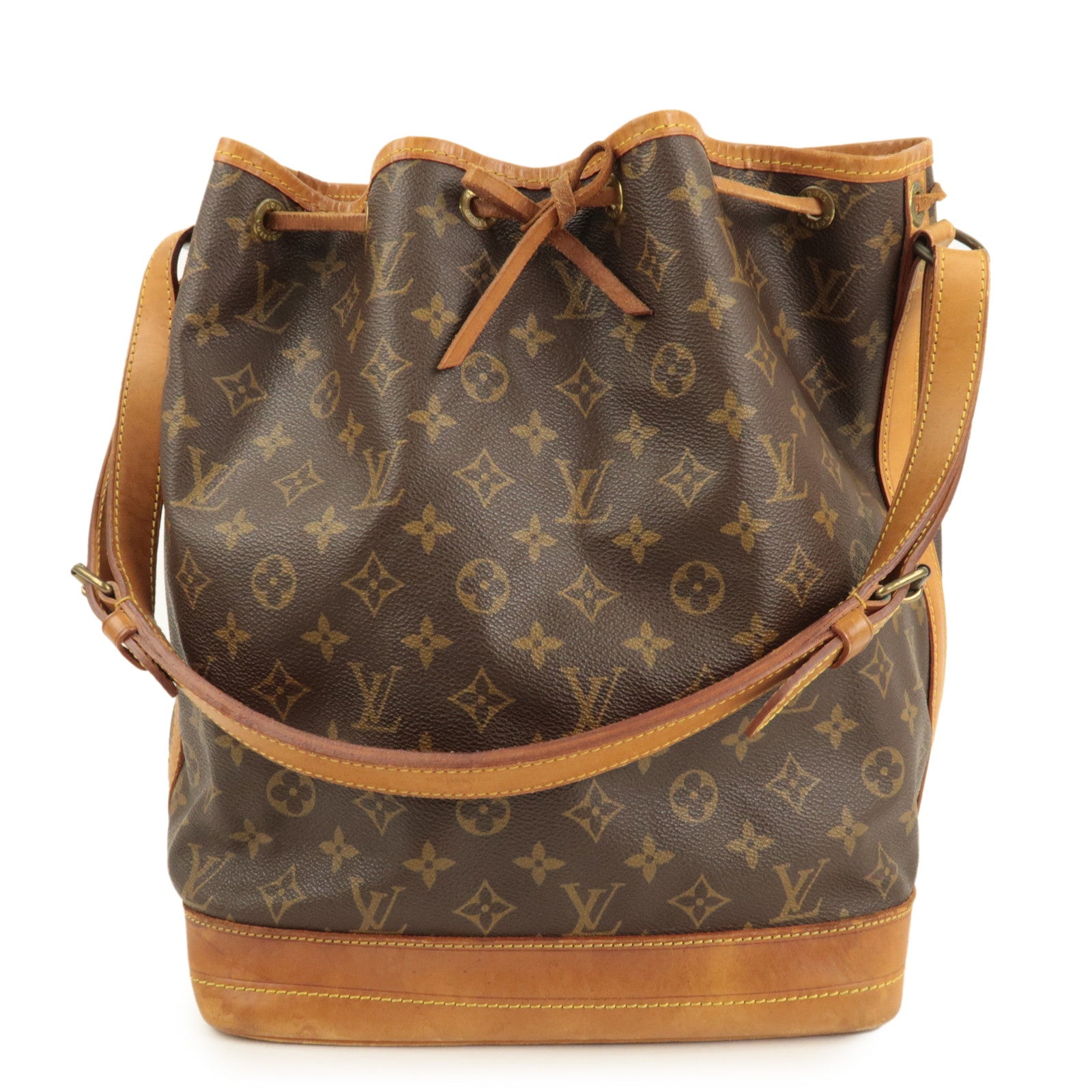 Louis Vuitton Monogram Noe Shoulder Bag Hand Bag Brown M42224