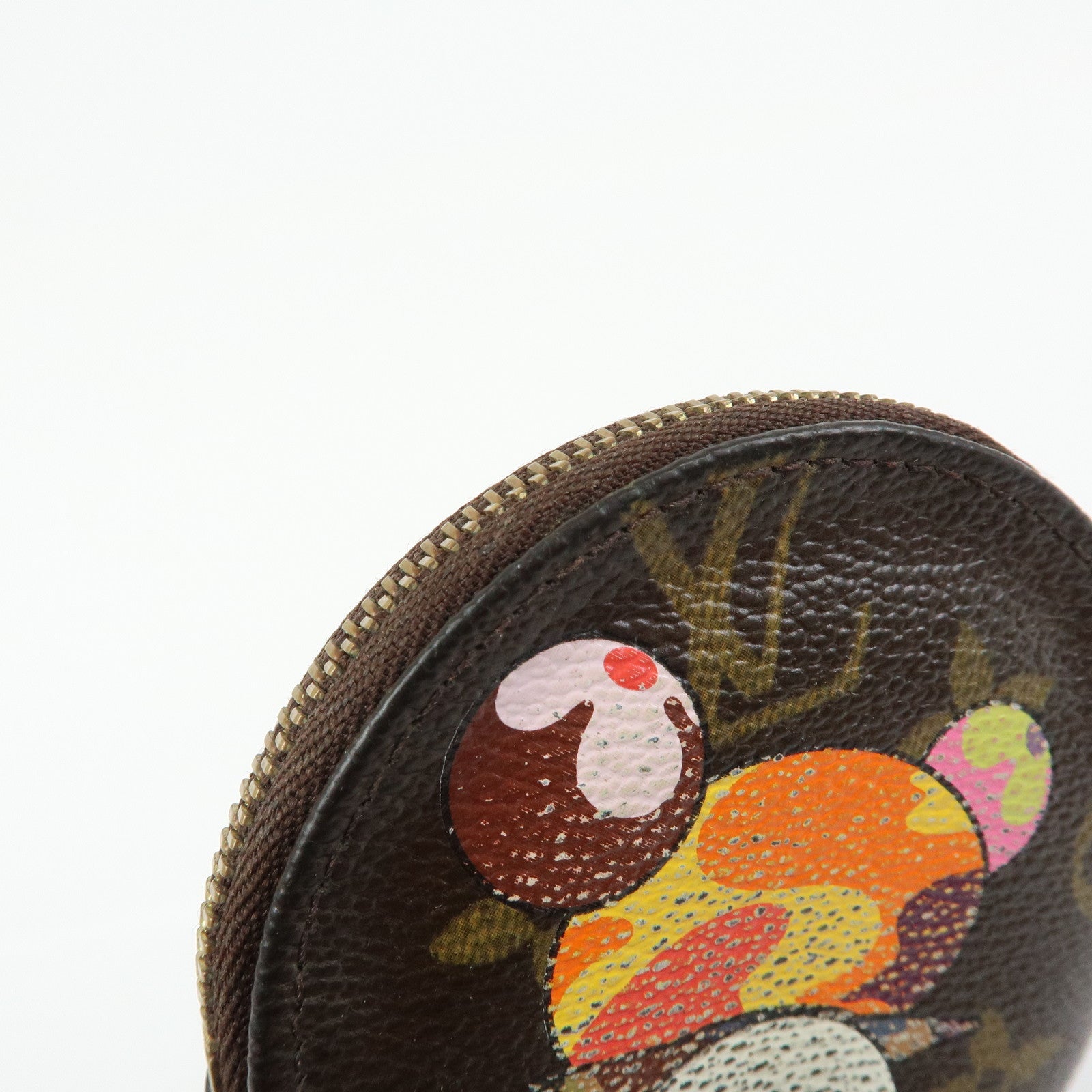 Louis Vuitton Monogram Porte Monnaie Rond Panda Coin Case M61928