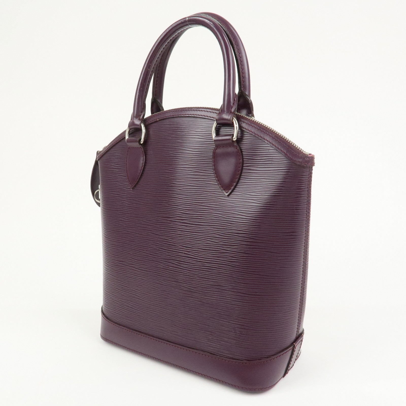 Louis Vuitton Epi Lockit PM Tote Bag Hand Bag Cassis M4229K