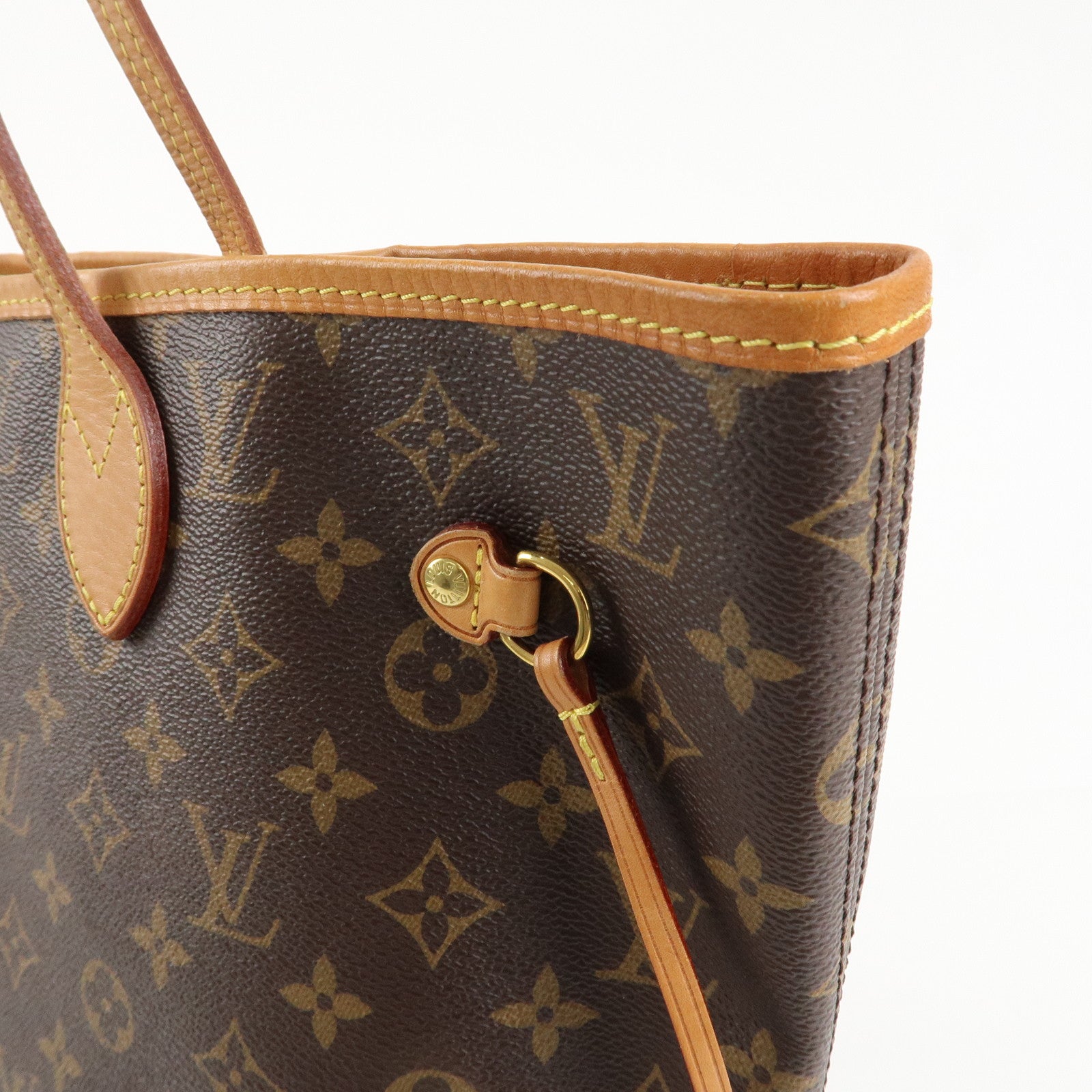 Louis Vuitton Monogram Neverfull MM Tote Bag Pivoine M41178 Used