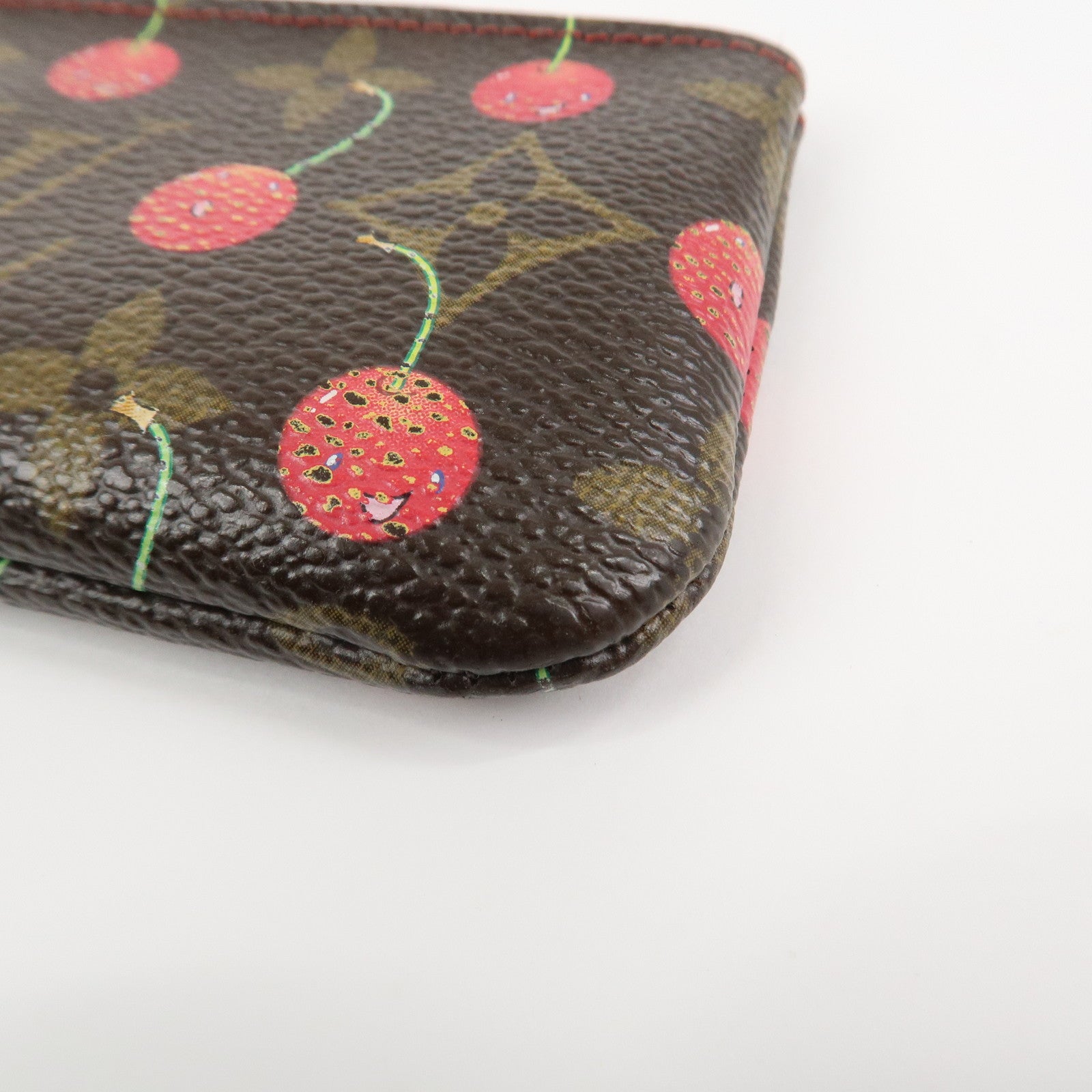 Louis Vuitton Monogram Cherry Pochette Cles Coin Case M95042