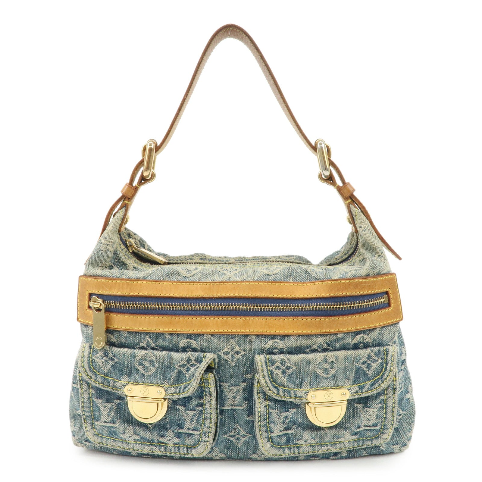 Louis Vuitton Monogram Denim Baggy PM 2Way Shoulder Bag M95049