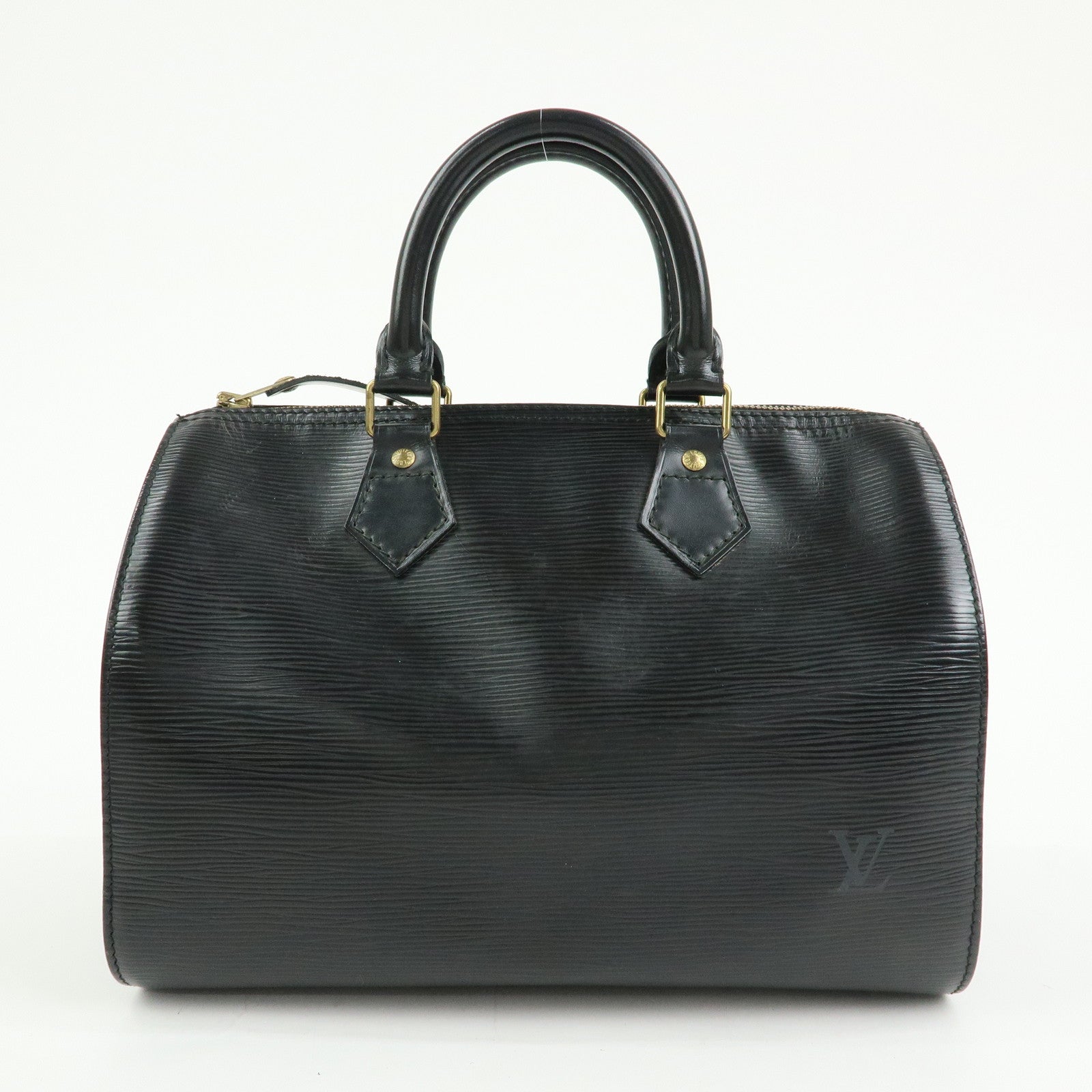 Louis Vuitton Epi Speedy 25 Boston Bag Hand Bag Noir Black M43012
